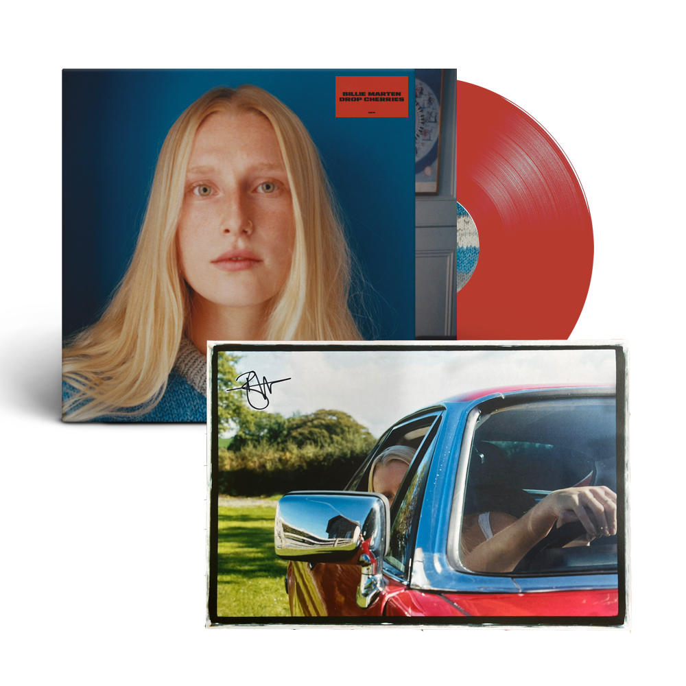 Drop Cherries: Limited Edition Transparent Red Vinyl LP + Signed Print