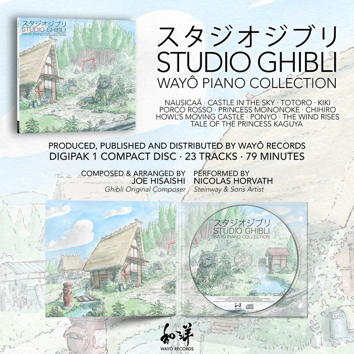 Joe Hisaishi - Studio Ghibli– Wayo Piano Collections (Performed by Nicolas Horvath): CD