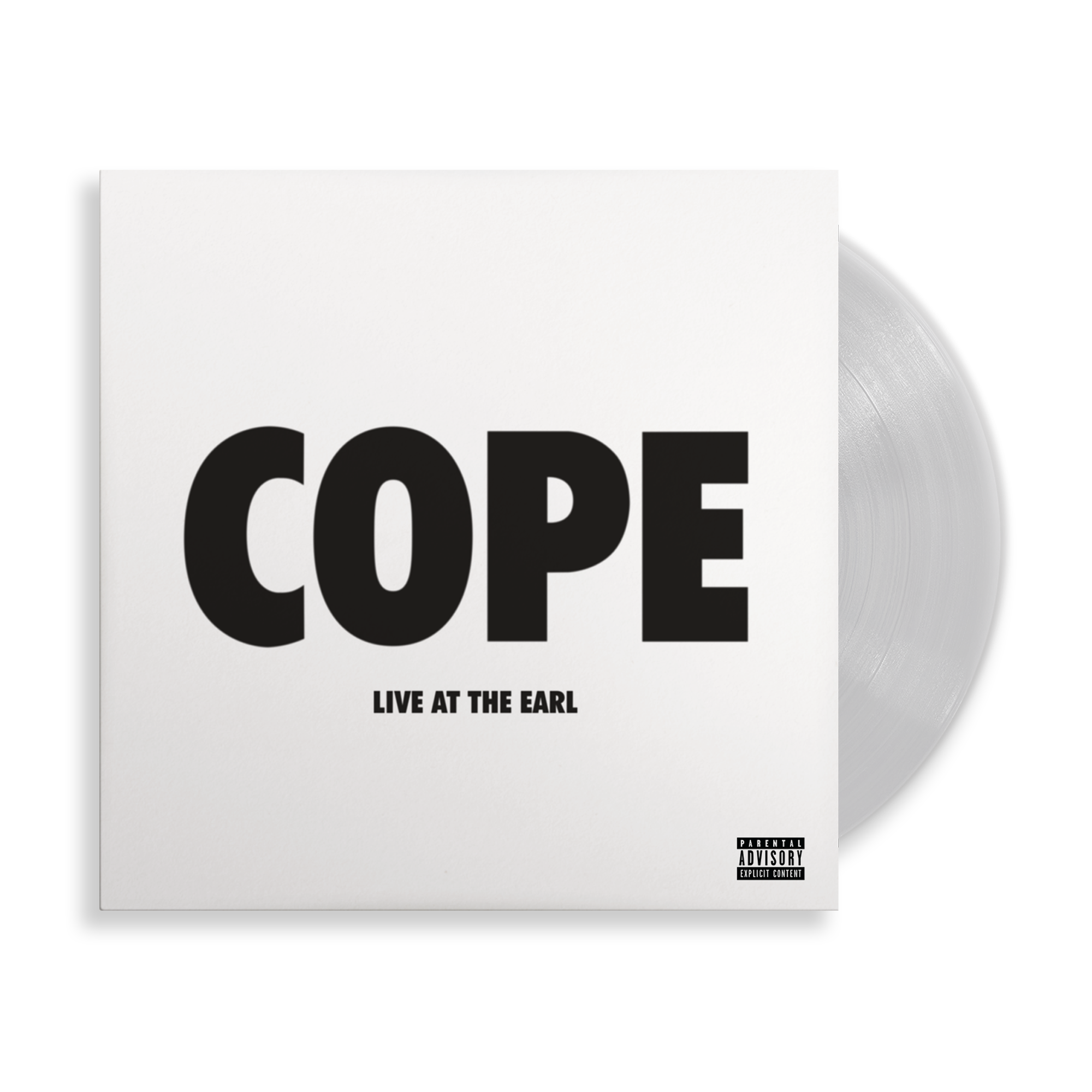 COPE - Live at The Earl: Limited Clear Vinyl LP + Exclusive Print