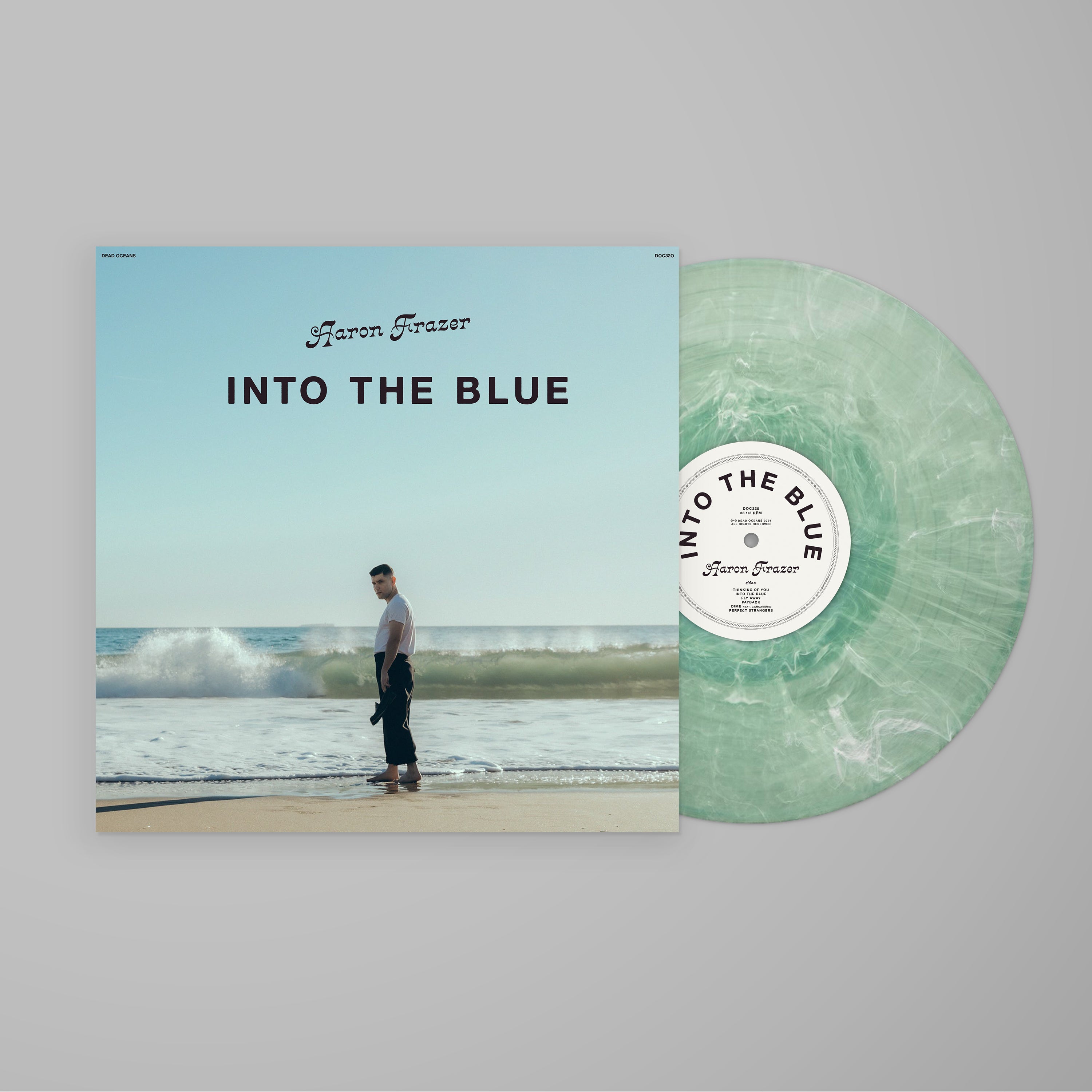 Aaron Frazer - Into The Blue: Limited Frosted Coke Bottle Clear Vinyl LP