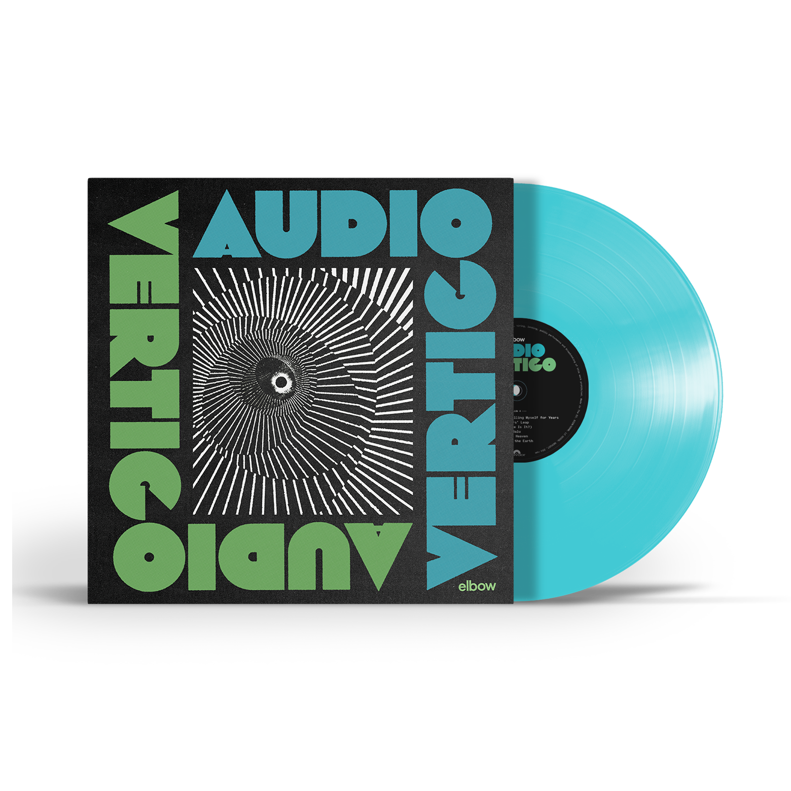 Elbow - AUDIO VERTIGO: Limited Transparent Blue Vinyl LP (w/ Alt Artwork)