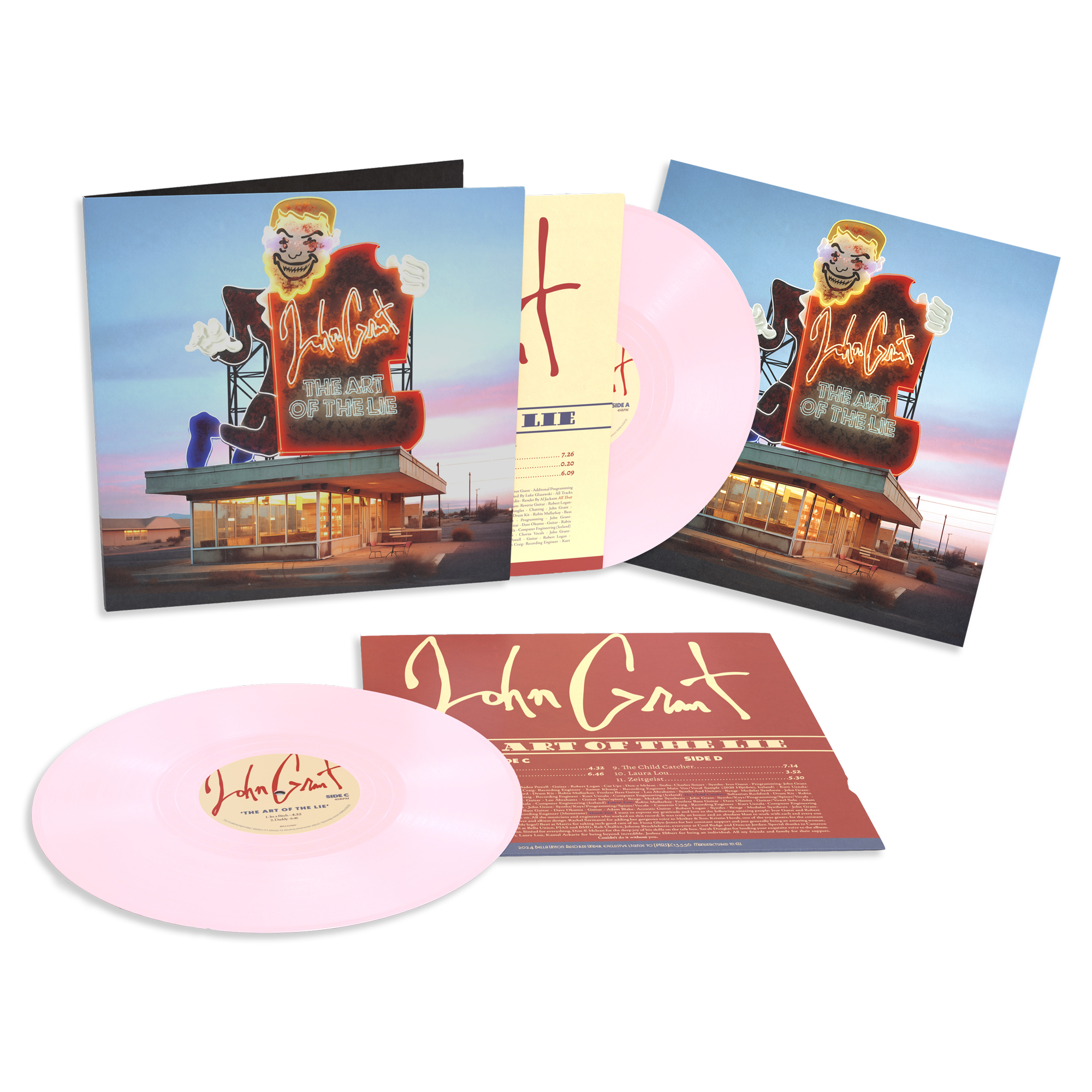The Art Of The Lie: Limited Pink Vinyl 2LP + Signed Print