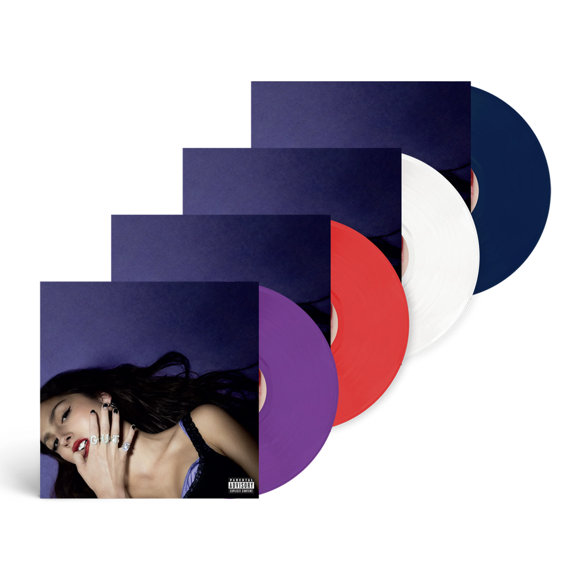 Olivia Rodrigo - GUTS: Limited Edition Colour Vinyl LP Bundle - Recordstore