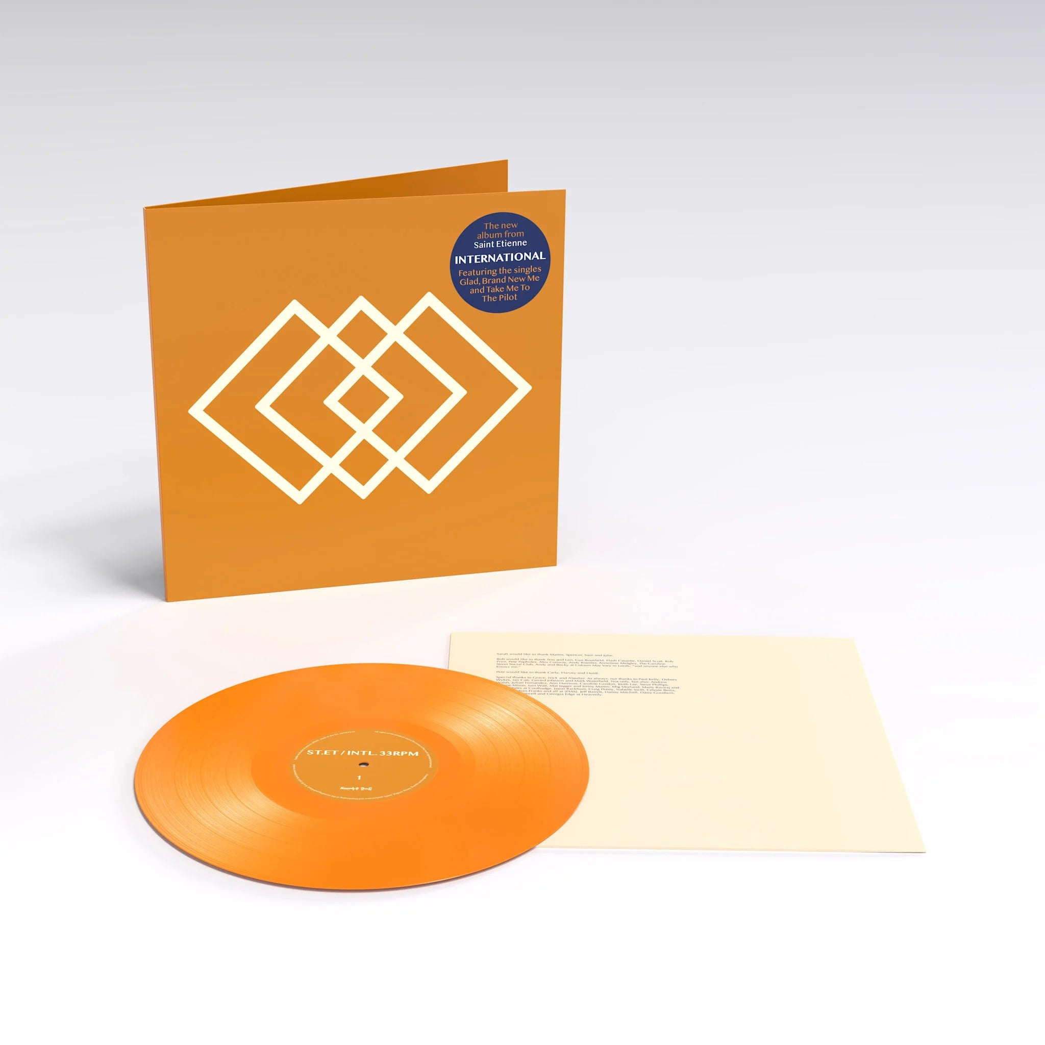 Saint Etienne - International: Orange Vinyl LP
