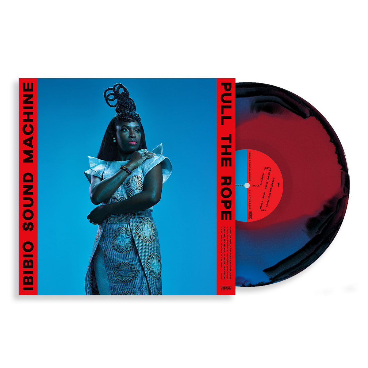 Ibibio Sound Machine - Pull The Rope: Limited Black, Blue & Red Vinyl LP