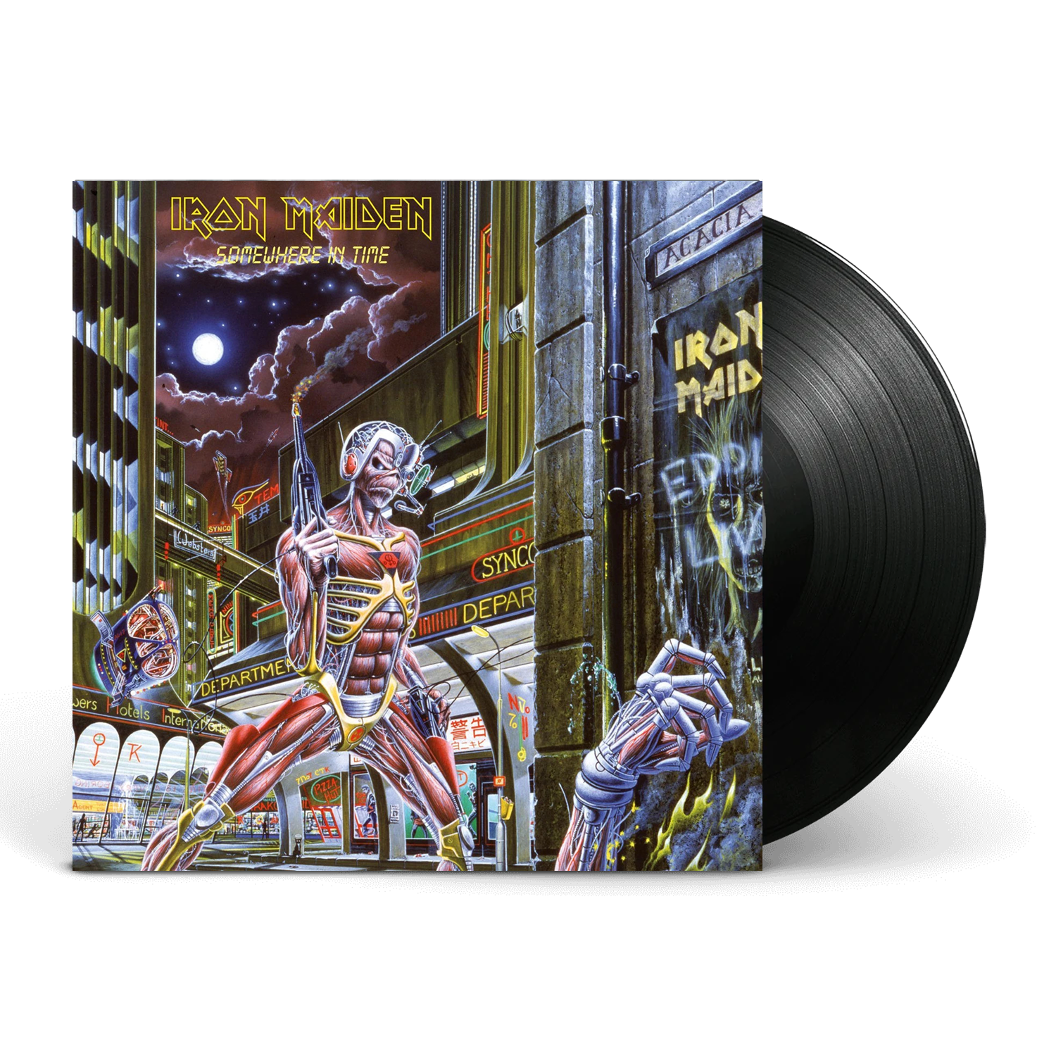 洋楽 IRON MAIDEN Somewhere In Time LP Iron Maiden - Somewhere in Time: Vinyl LP - Recordstore