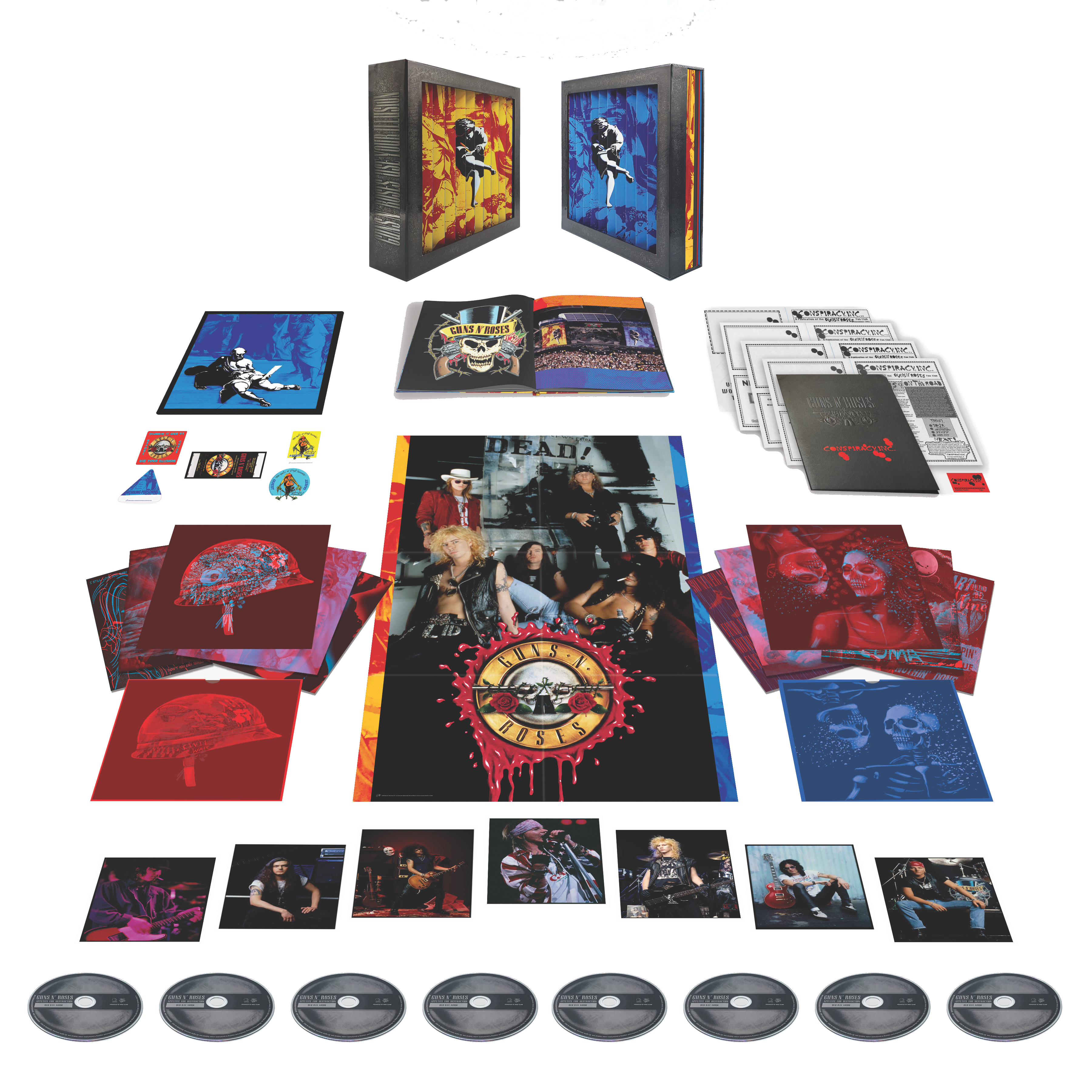 超レア:コレクターアイテムGuns N' Roses BOX Guns N Roses - Use Your Illusion: Super Deluxe 7CD + Blu-Ray Box