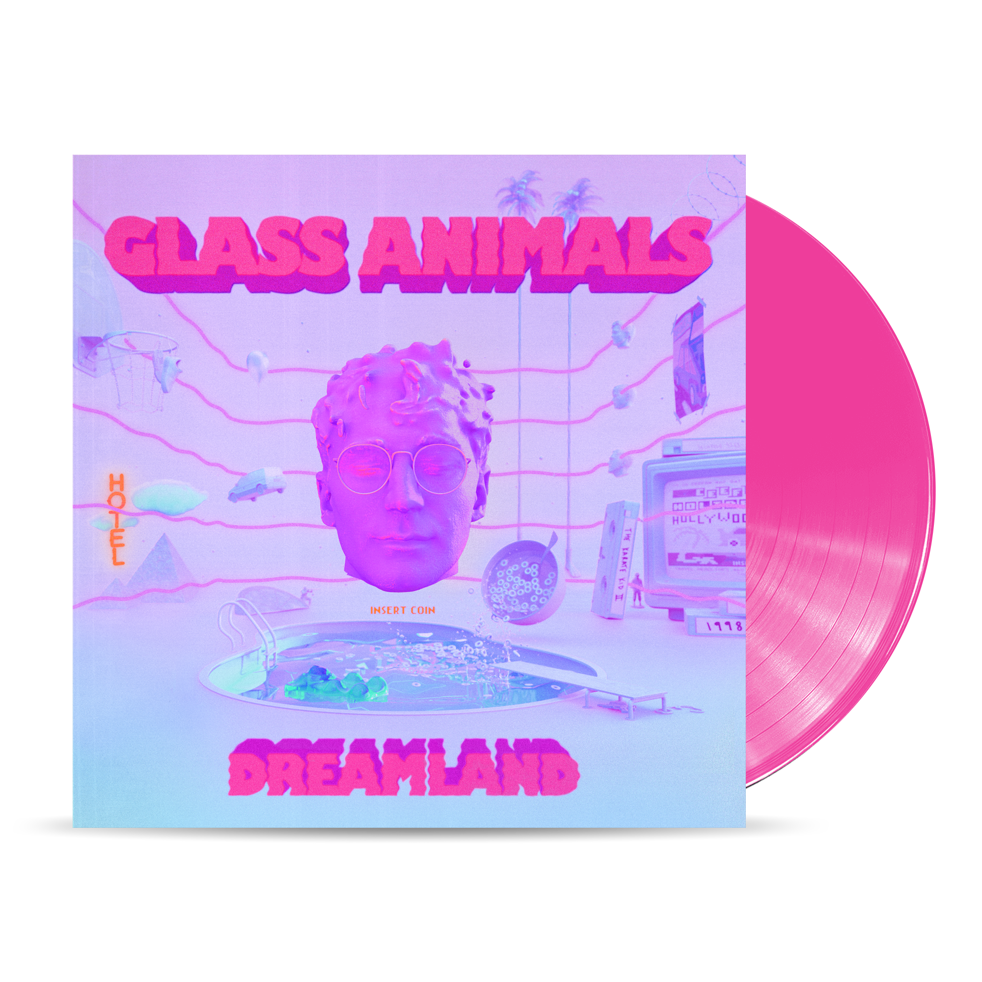 Glass Animals - Dreamland: Exclusive Pink Edge Glow Vinyl LP