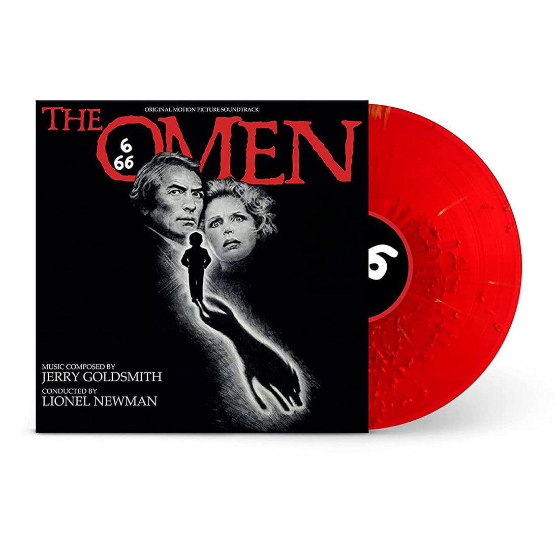 Jerry Goldsmith - The Omen: Limited Red w/ Black Splatter Vinyl LP