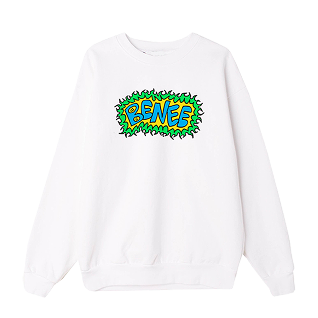 Crewneck white sweatshirt hotsell