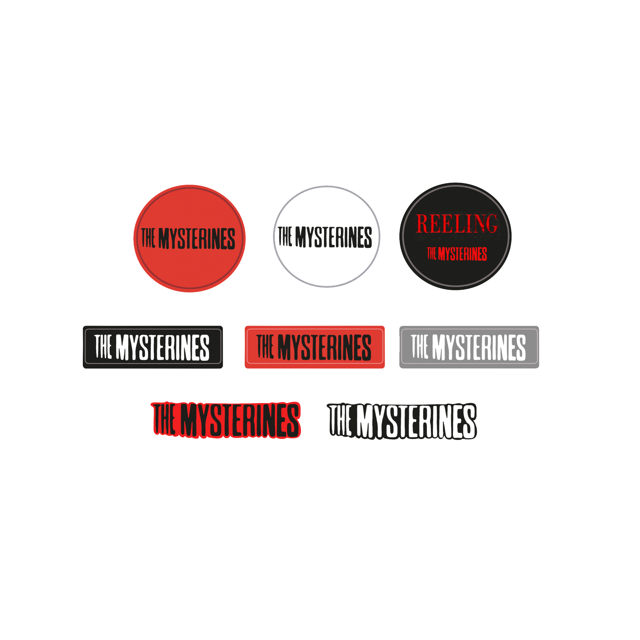 The Mysterines - Sticker + Badge Set
