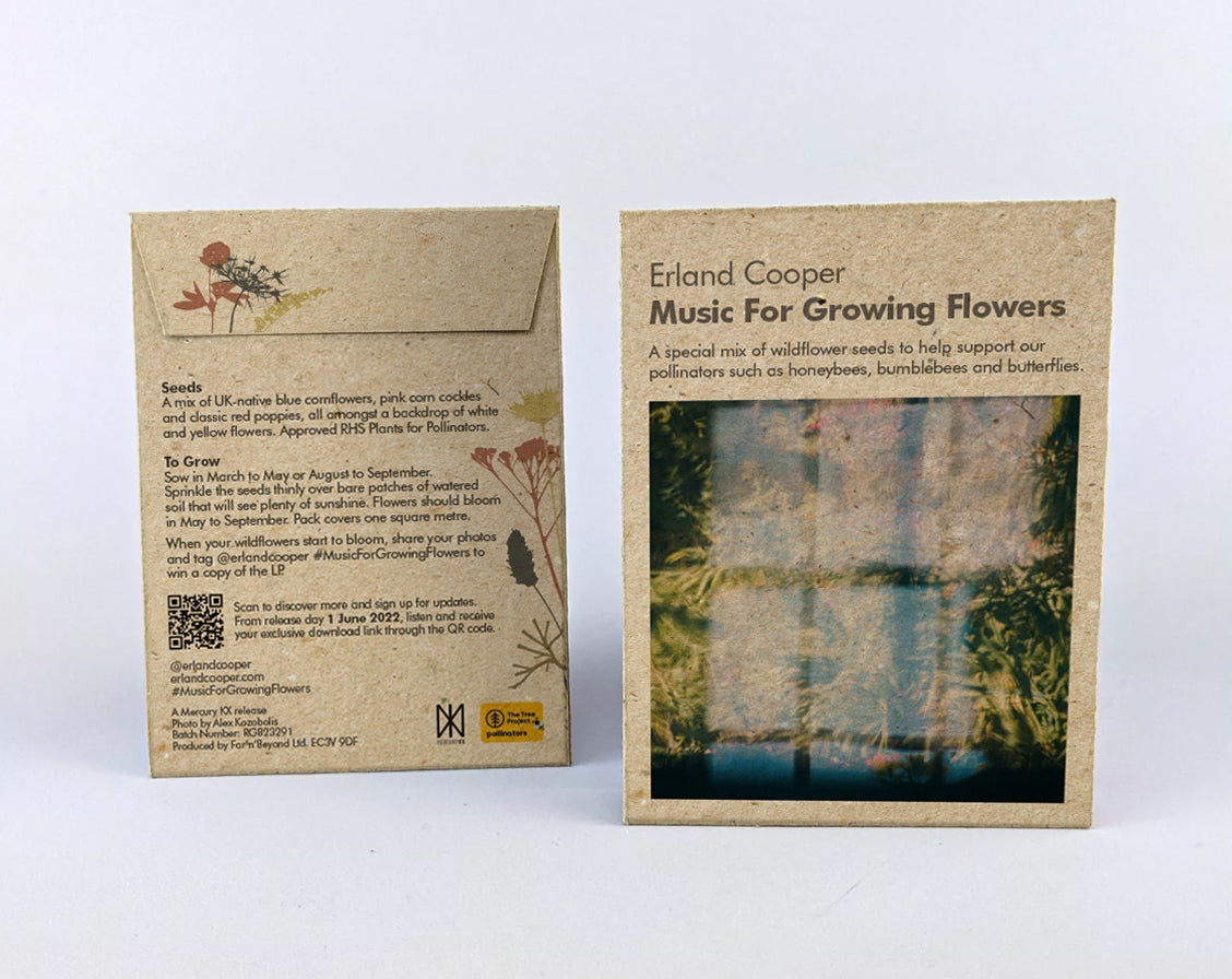 Erland Cooper - Music for Growing Flowers Wildflower Seed Packet