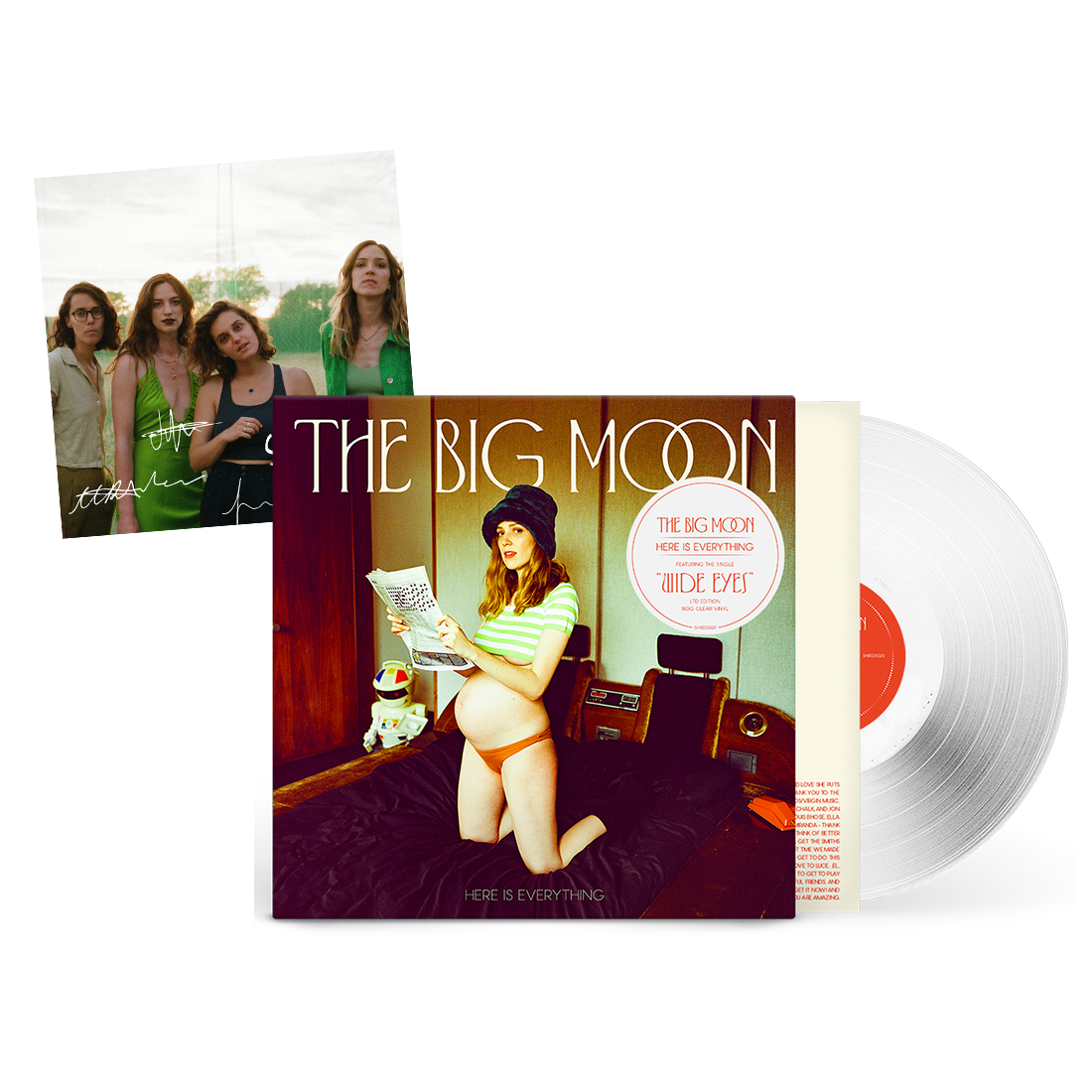 Here Is Everything: Limited Transparent Gatefold Vinyl LP + Exclusive Signed Print