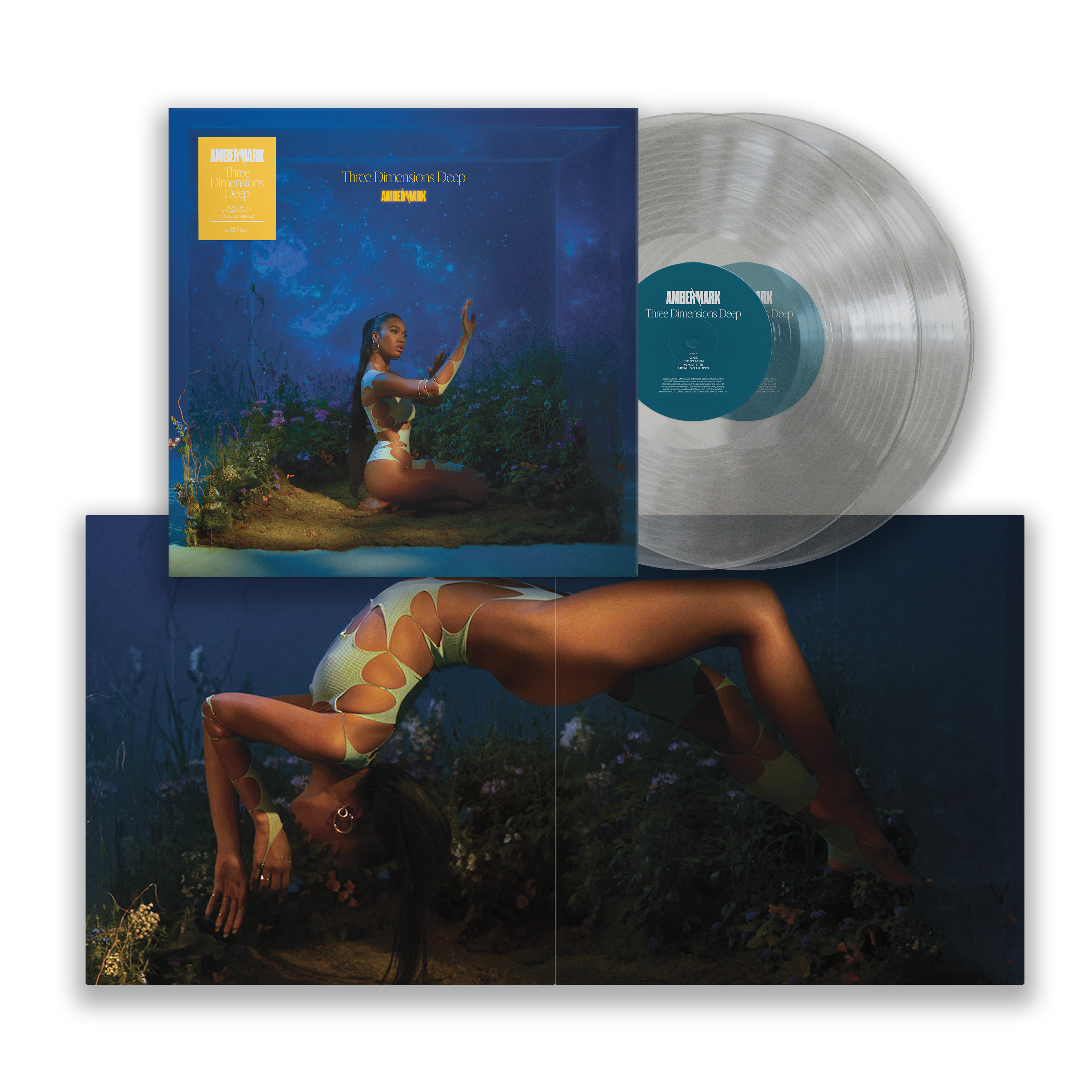 Amber Mark - Three Dimensions Deep: Glass Colour Vinyl 2LP