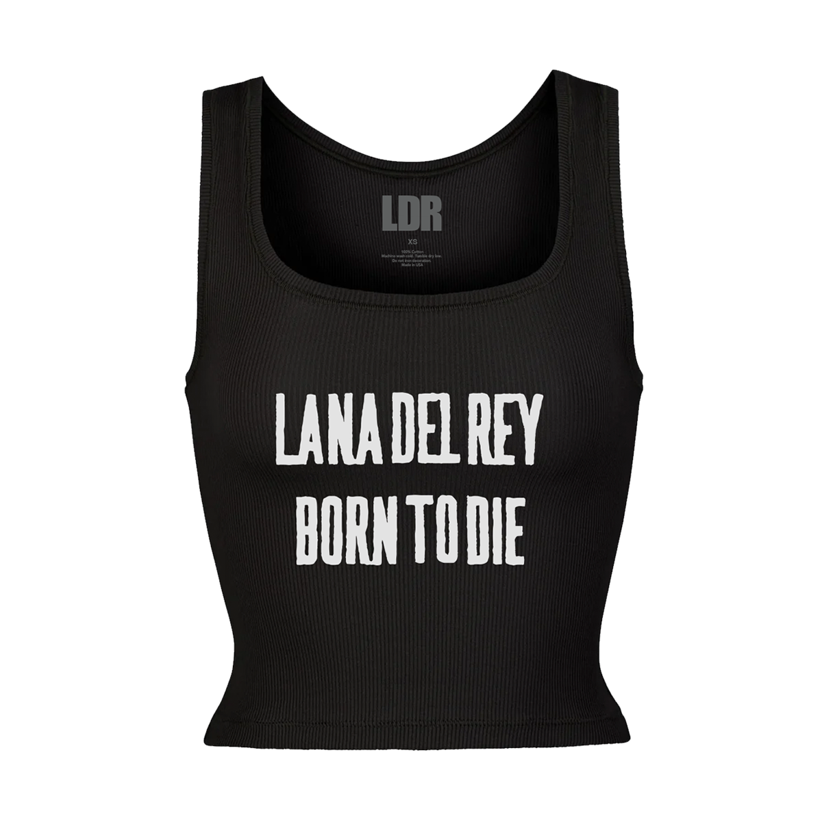Lana Del Rey - Black Tank Top Born To Die