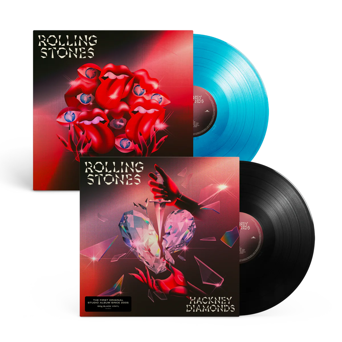Hackney Diamonds: Limited Blue Vinyl LP + Black Vinyl LP