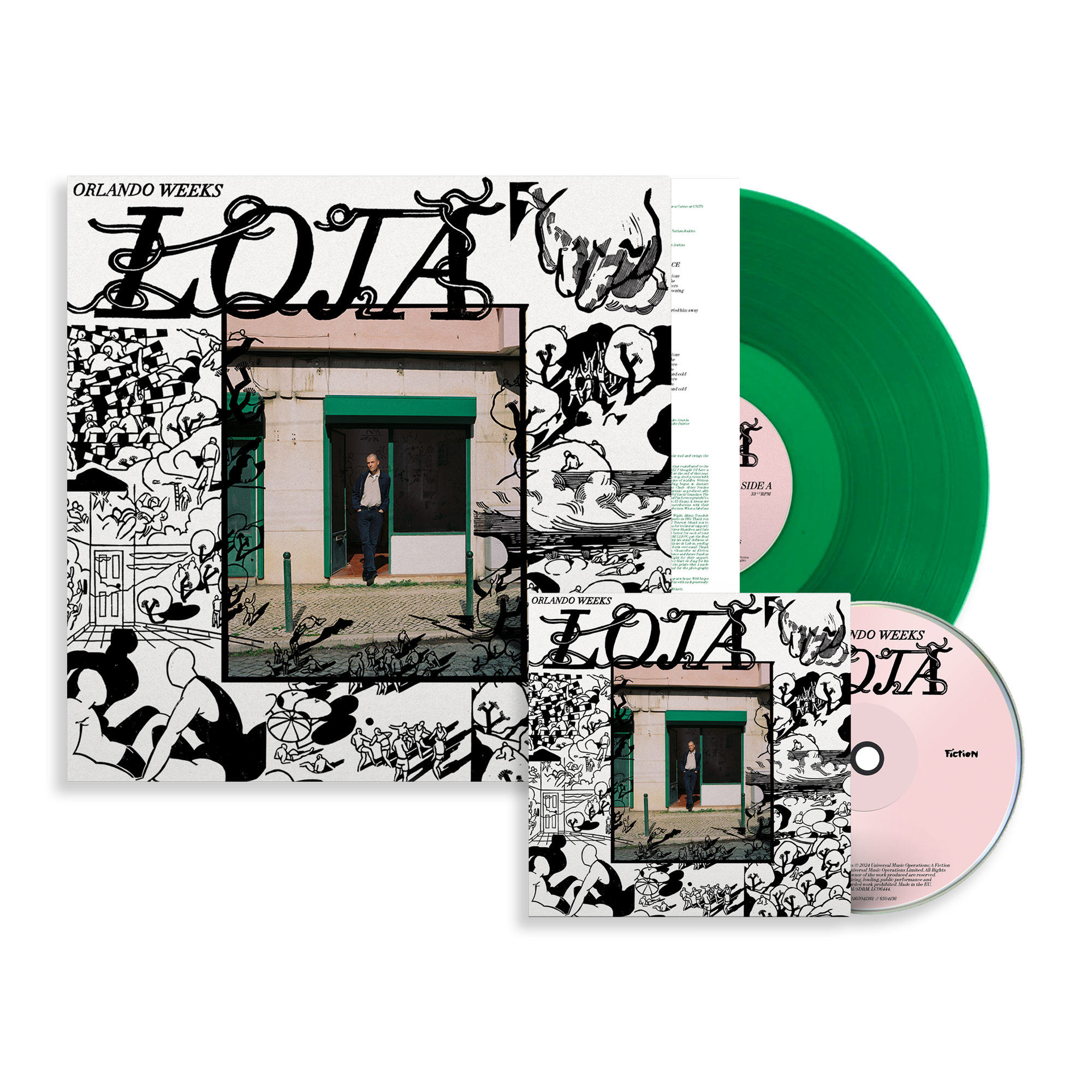 LOJA: Signed Transparent Green Vinyl LP + CD