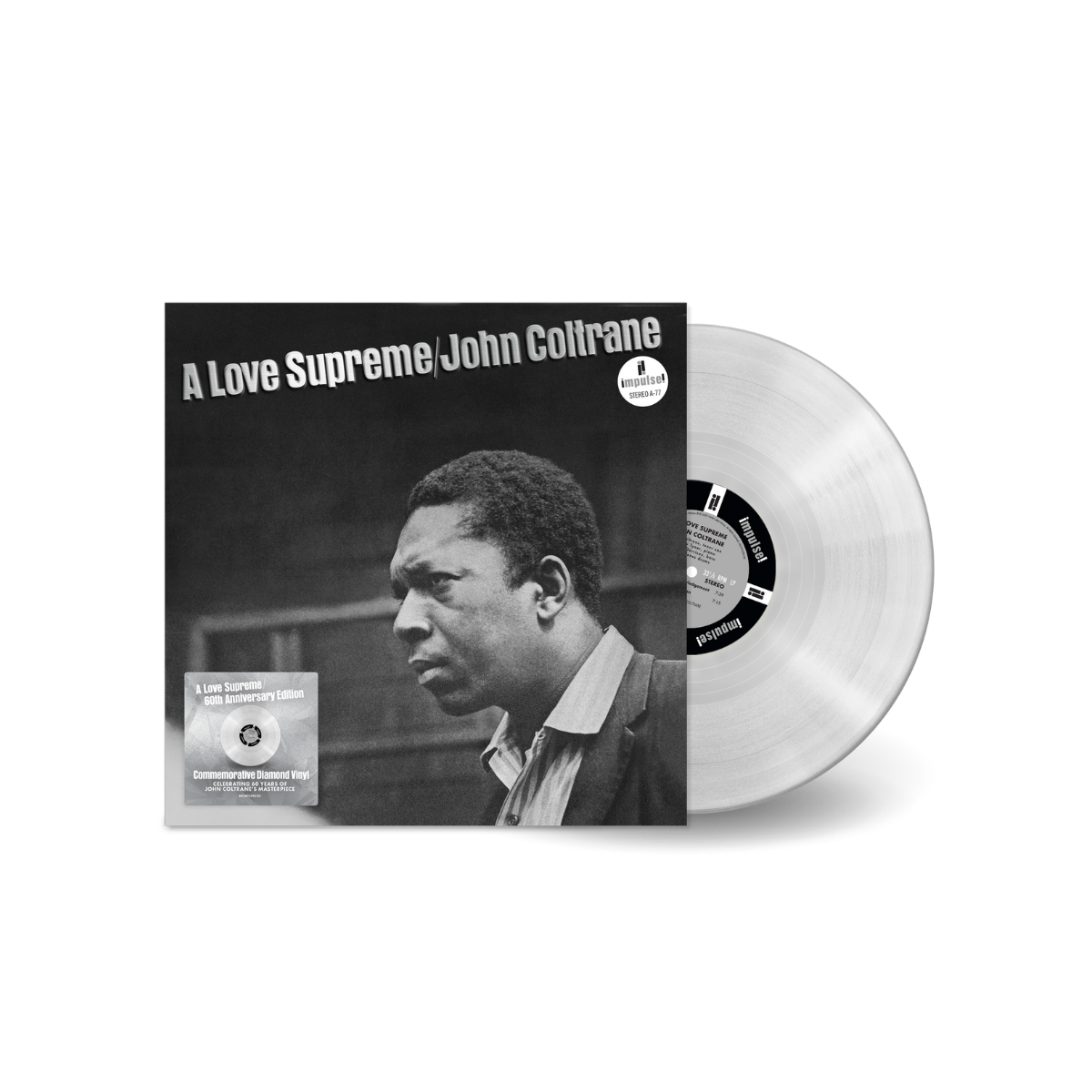 John Coltrane - A Love Supreme: Diamond Clear Vinyl LP - Recordstore John Coltrane - A Love Supreme: Diamond Clear Vinyl LP - Recordstore