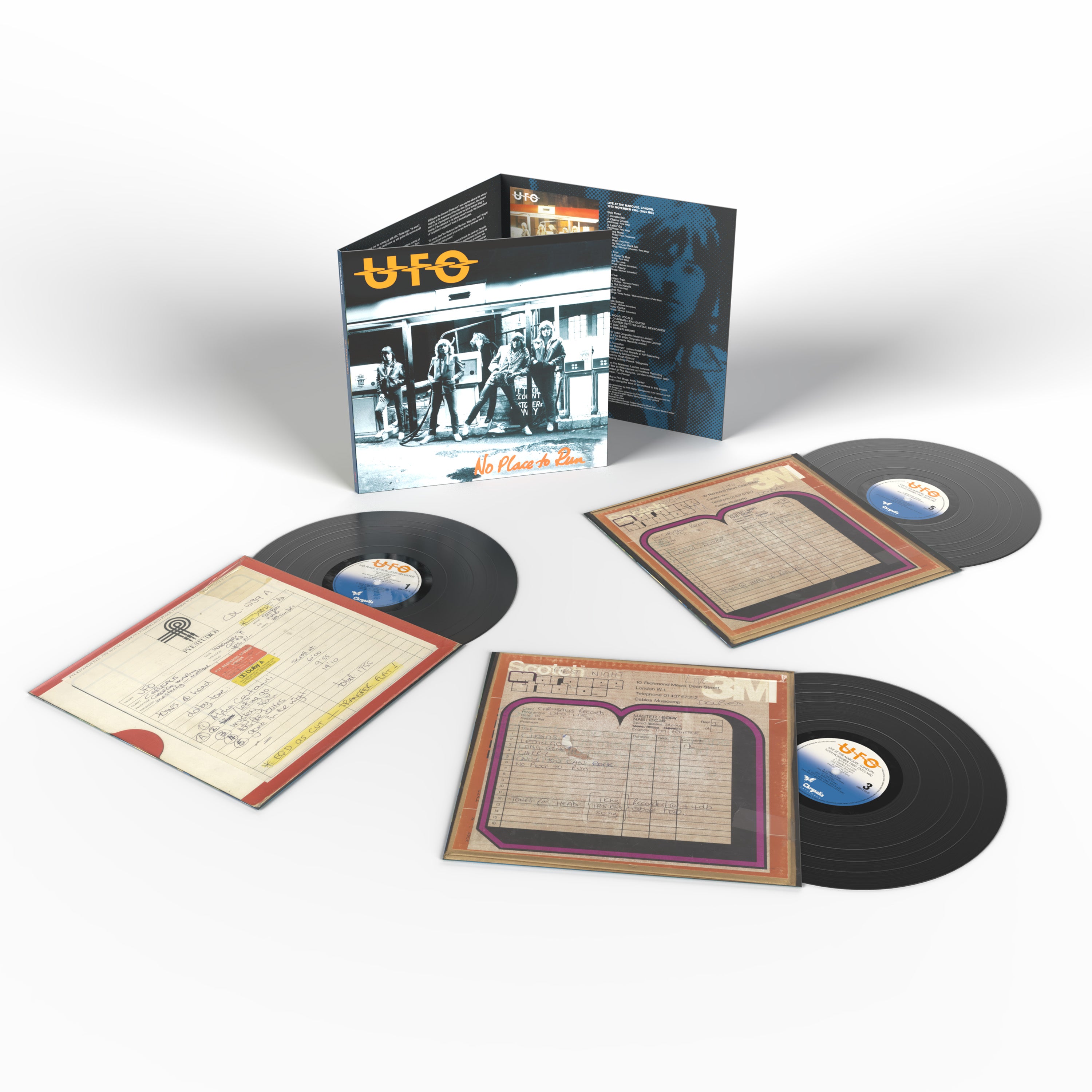UFO - NO PLACE TO RUN (2025 Remaster): Deluxe Vinyl 2LP