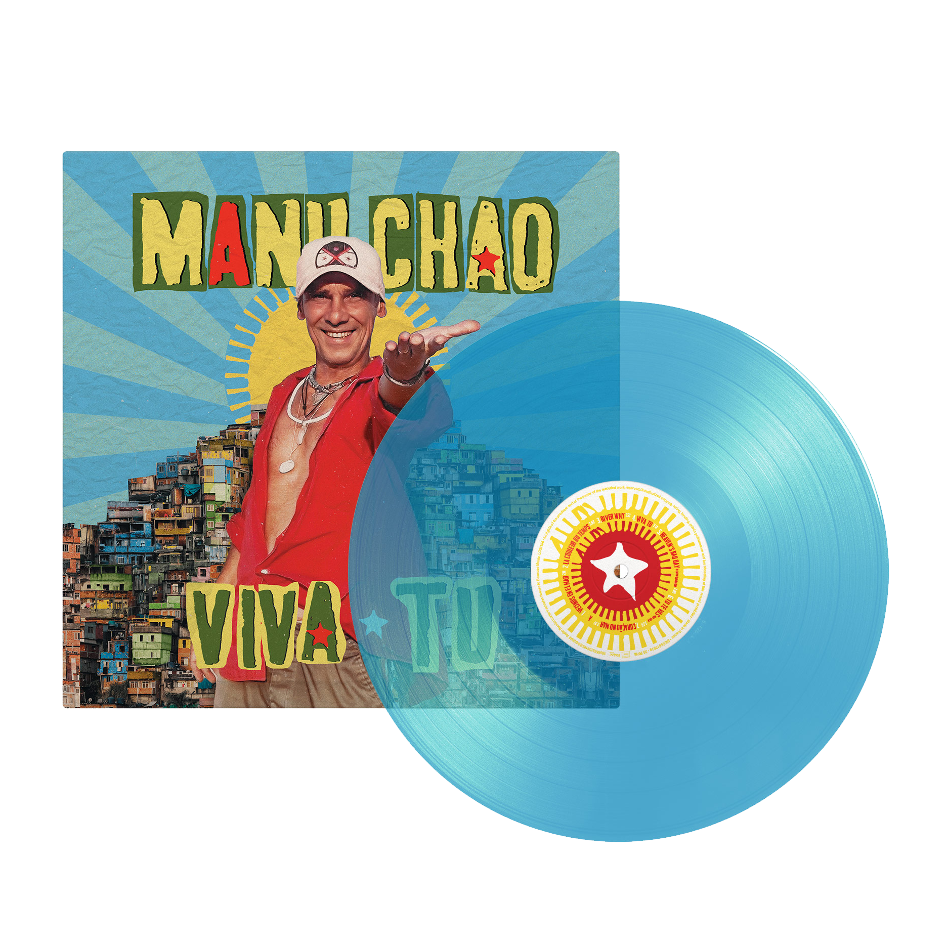 Manu Chao - Viva Tu: Limited Clear Blue Vinyl LP