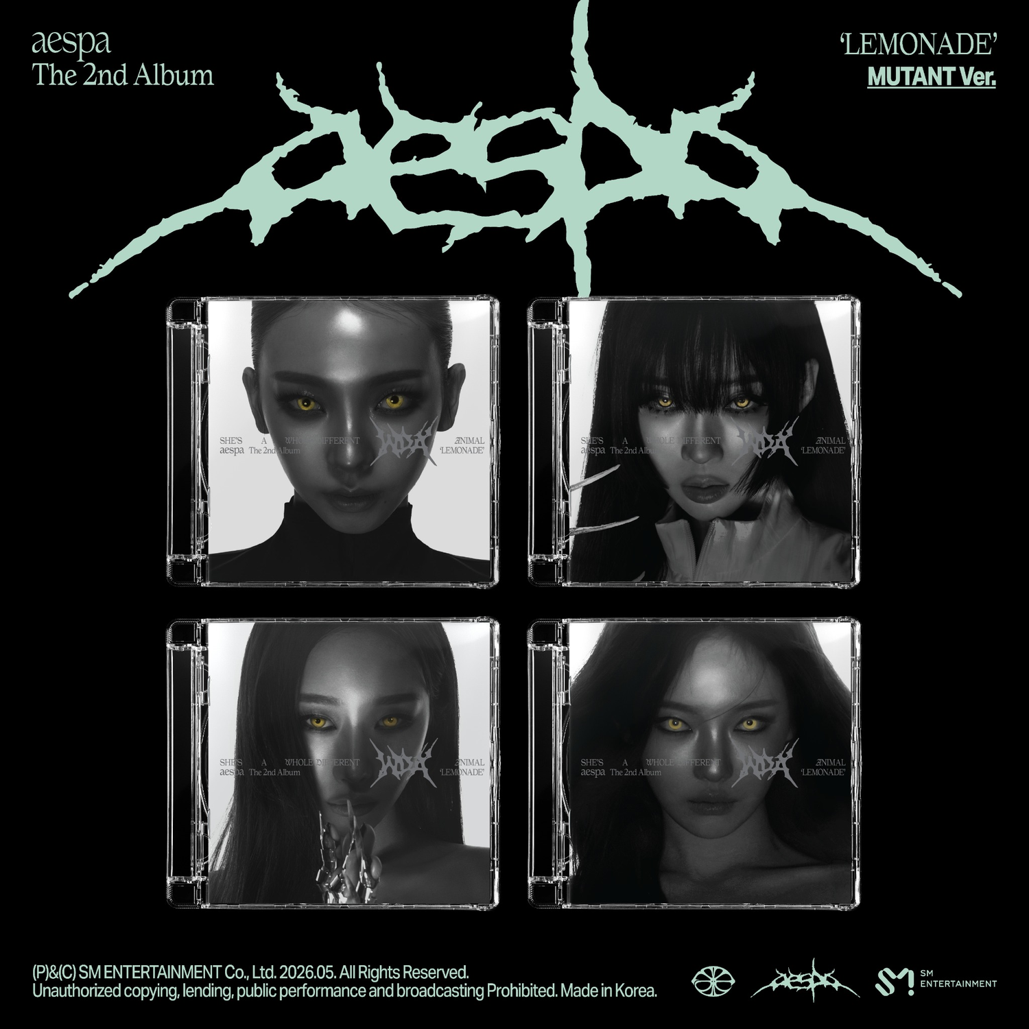aespa - The 2nd Album 'LEMONADE' (MUTANT Ver.) - Recordstore