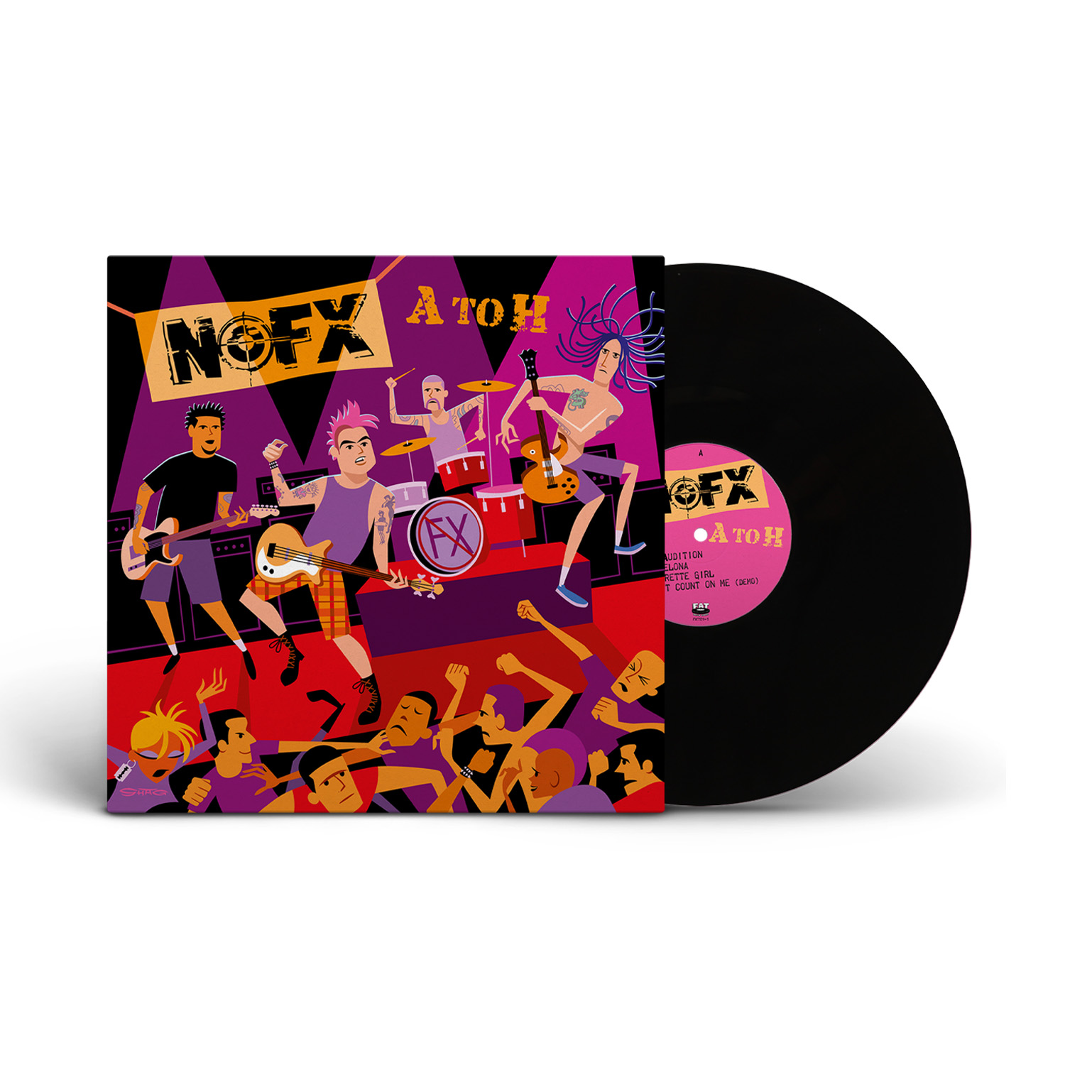 NOFX - A to H: Black Vinyl LP