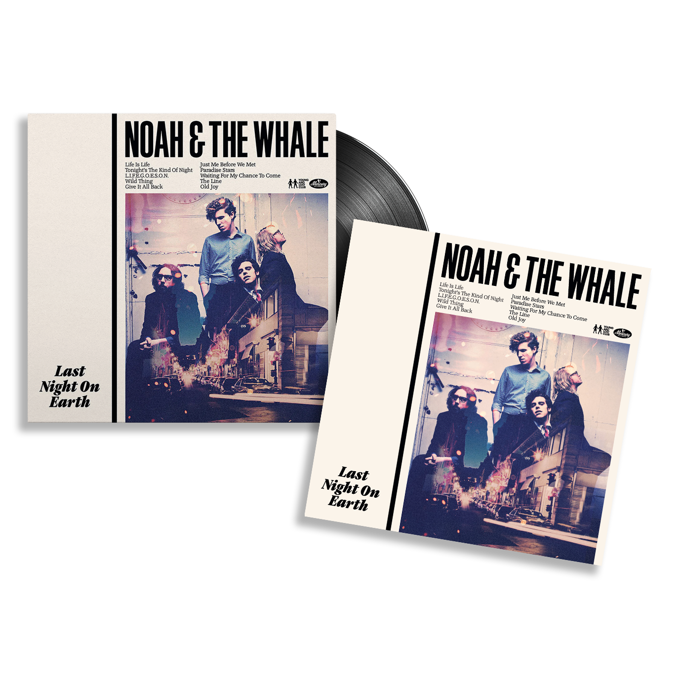 Noah And The Whale - Last Night On Earth: Vinyl LP + Exclusive Signed Print  - Recordstore