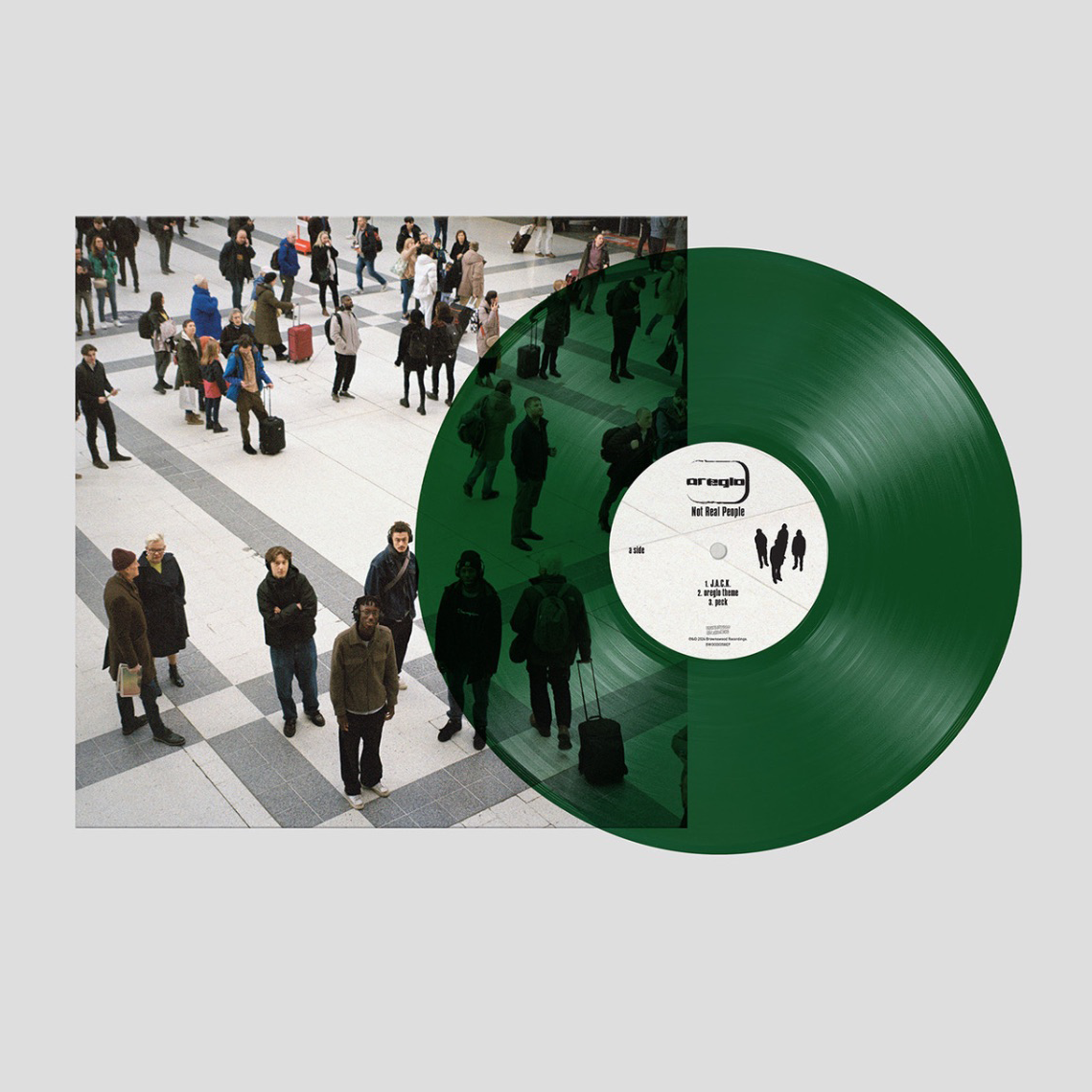oreglo - Not Real People: Transparent Green Vinyl 12" EP