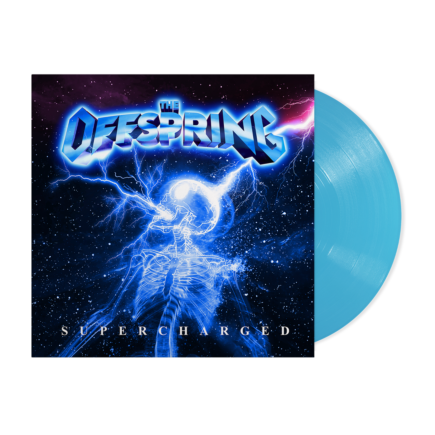 Supercharged: Limited Light Blue Vinyl LP + Signed Print - Recordstore