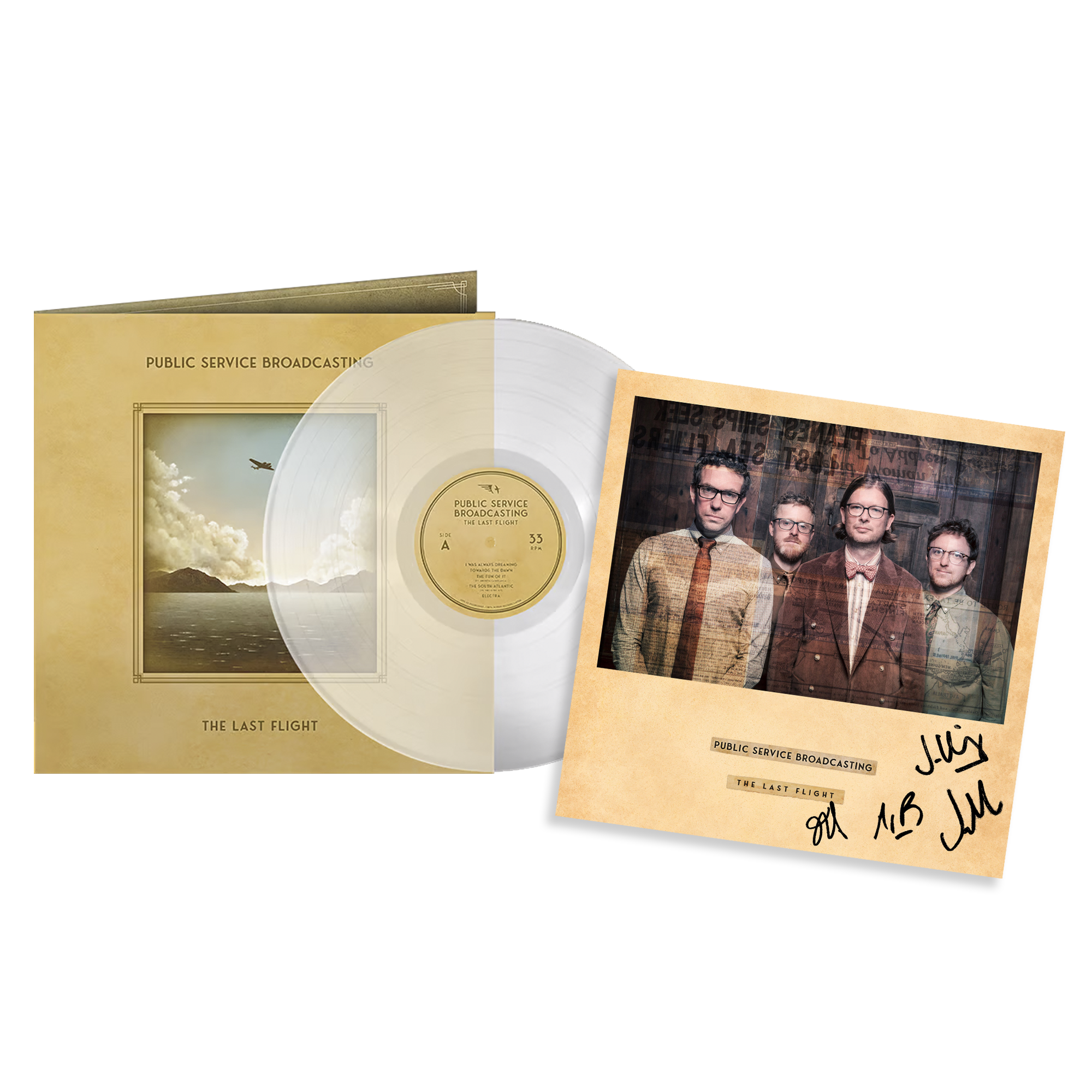 The Last Flight: Limited Clear Vinyl LP + Signed Print