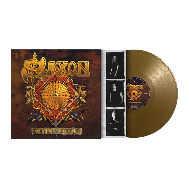 Saxon - Into The Labyrinth: Limited Gold Vinyl LP