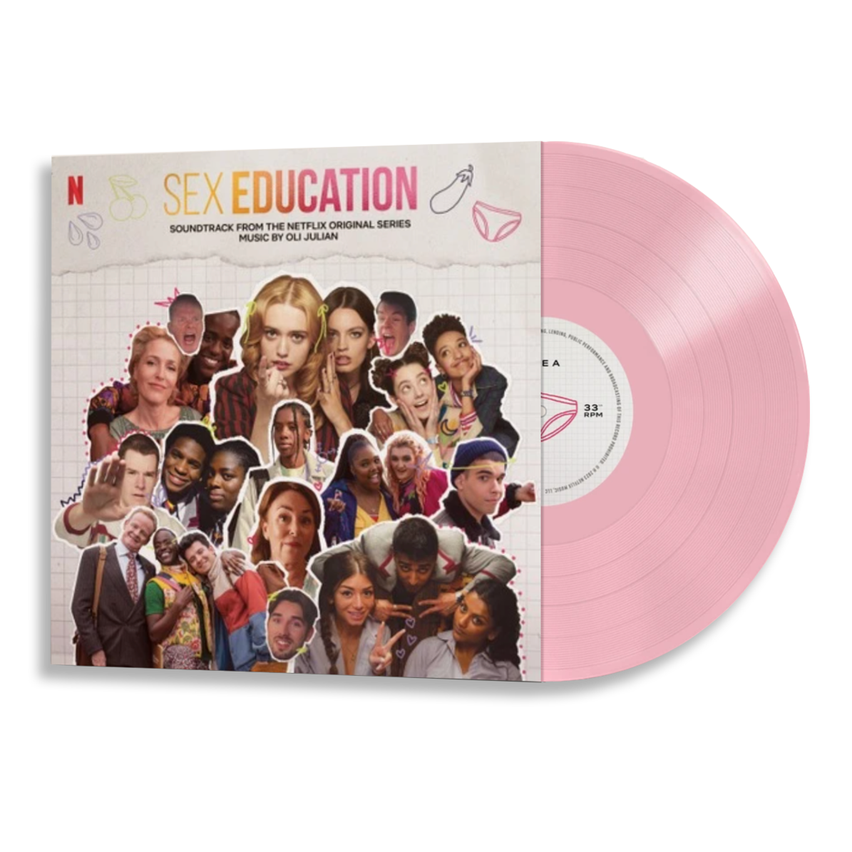 Oli Julian - Sex Education. (Soundtrack from the Netflix Series): Limited Pink Vinyl LP