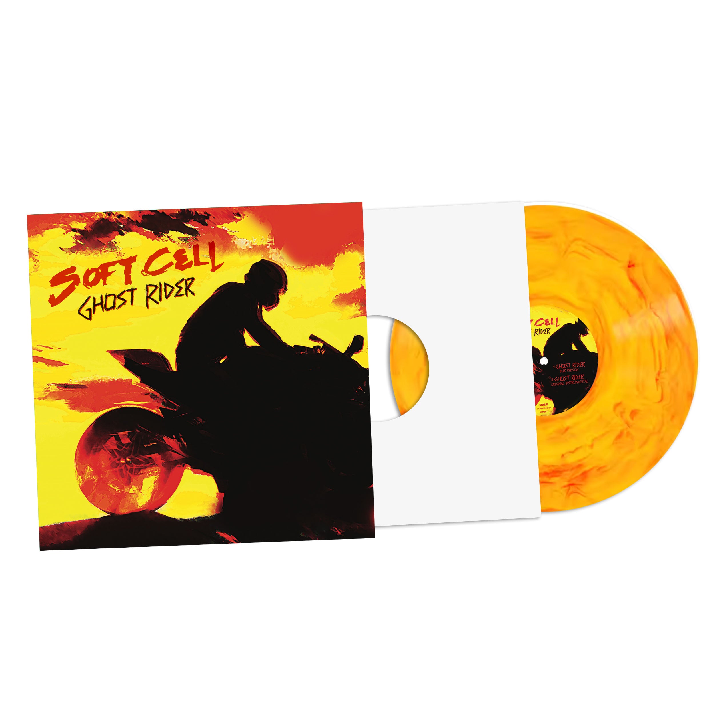 Soft Cell - Ghost Rider: Night Flame Marble Yellow Vinyl LP