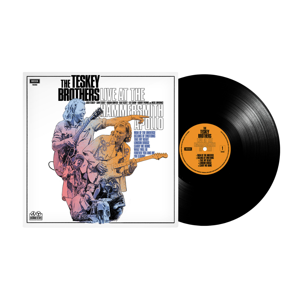 The Teskey Brothers Live At The Hammersmith Apollo Black Vinyl
