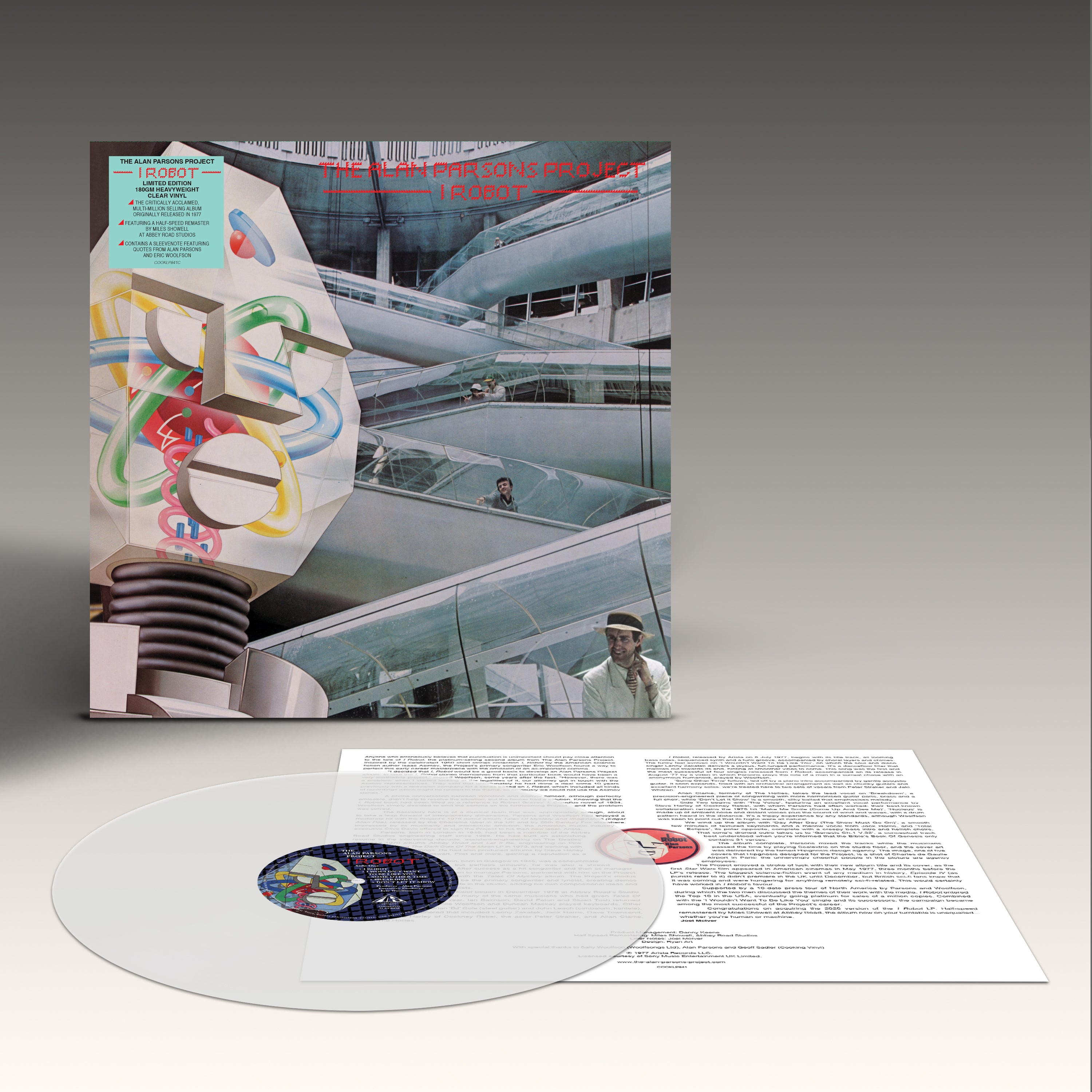The Alan Parsons Project - I Robot (Half-Speed Remaster): Clear Vinyl LP