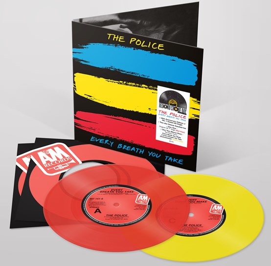 The Police - Every Breath You Take: Limited Red & Yellow Vinyl 2x7"