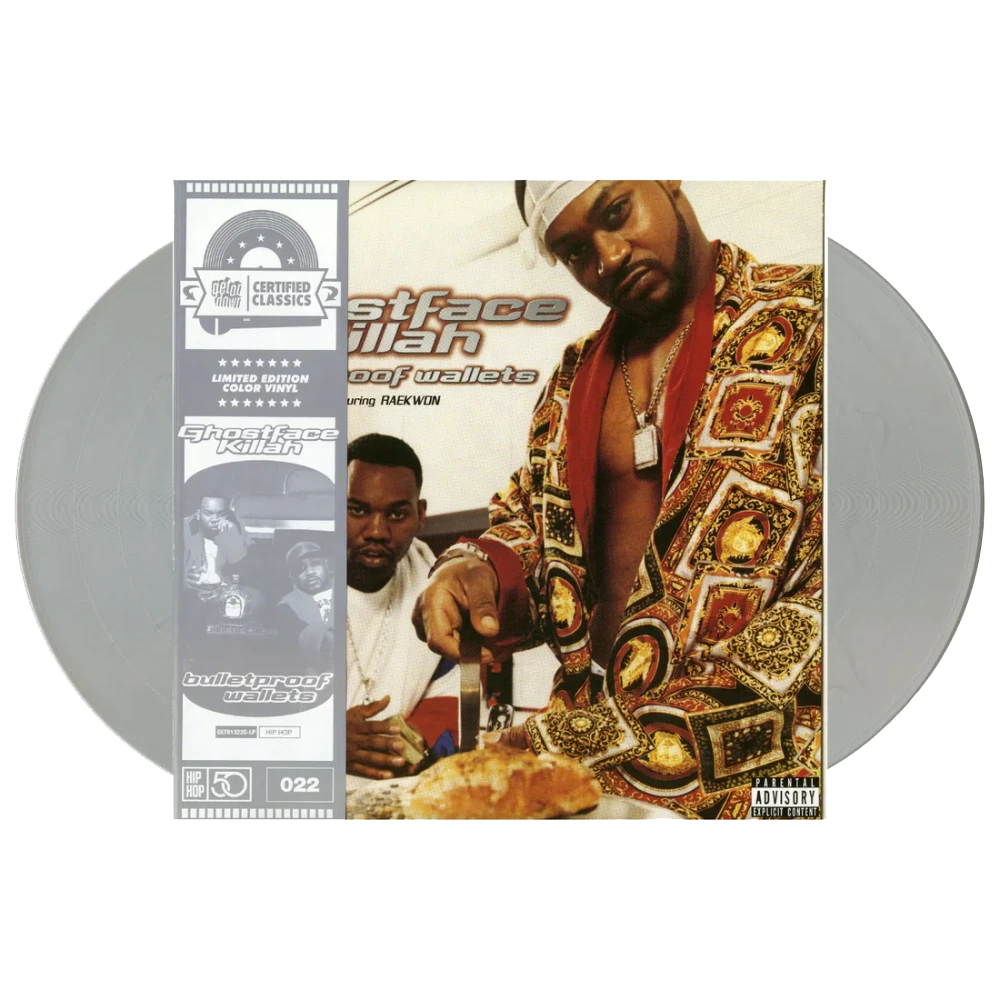 Ghostface Killah - Bulletproof Wallets: Limited Silver Vinyl 2LP