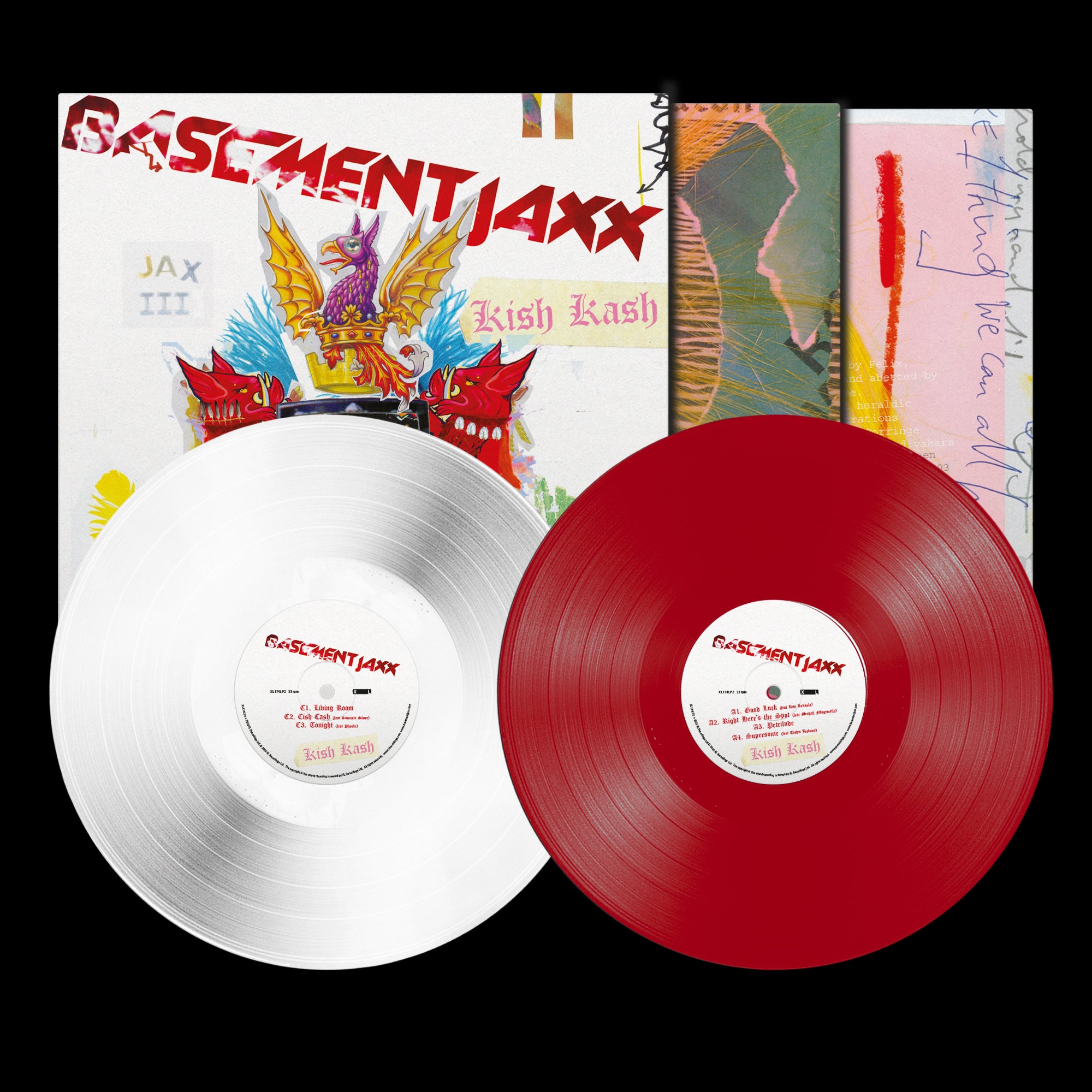 Basement Jaxx - Kish Kash: Red/White Vinyl 2LP
