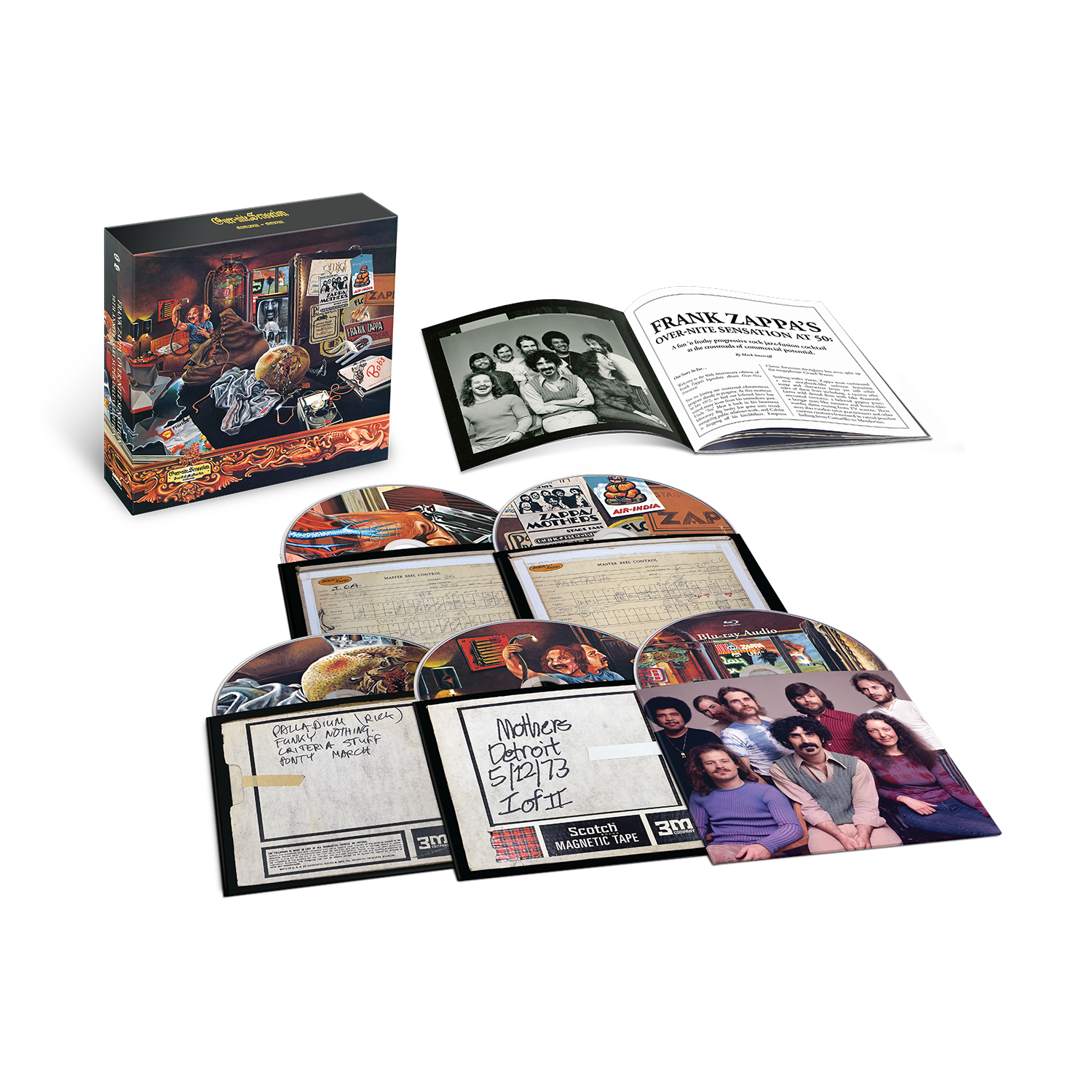Frank Zappa - Over-Nite Sensation (50th Anniversary Edition): 4CD + Blu-Ray  Box Set - Recordstore