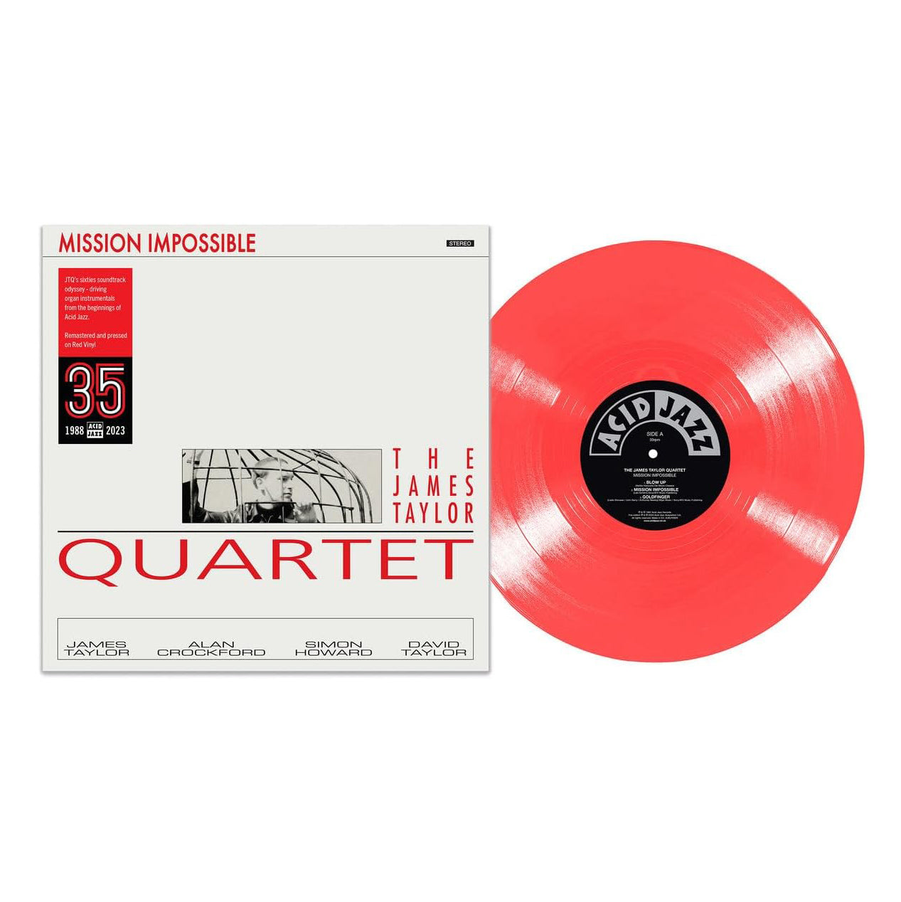 The James Taylor Quartet - Mission Impossible: Limited Red Vinyl LP