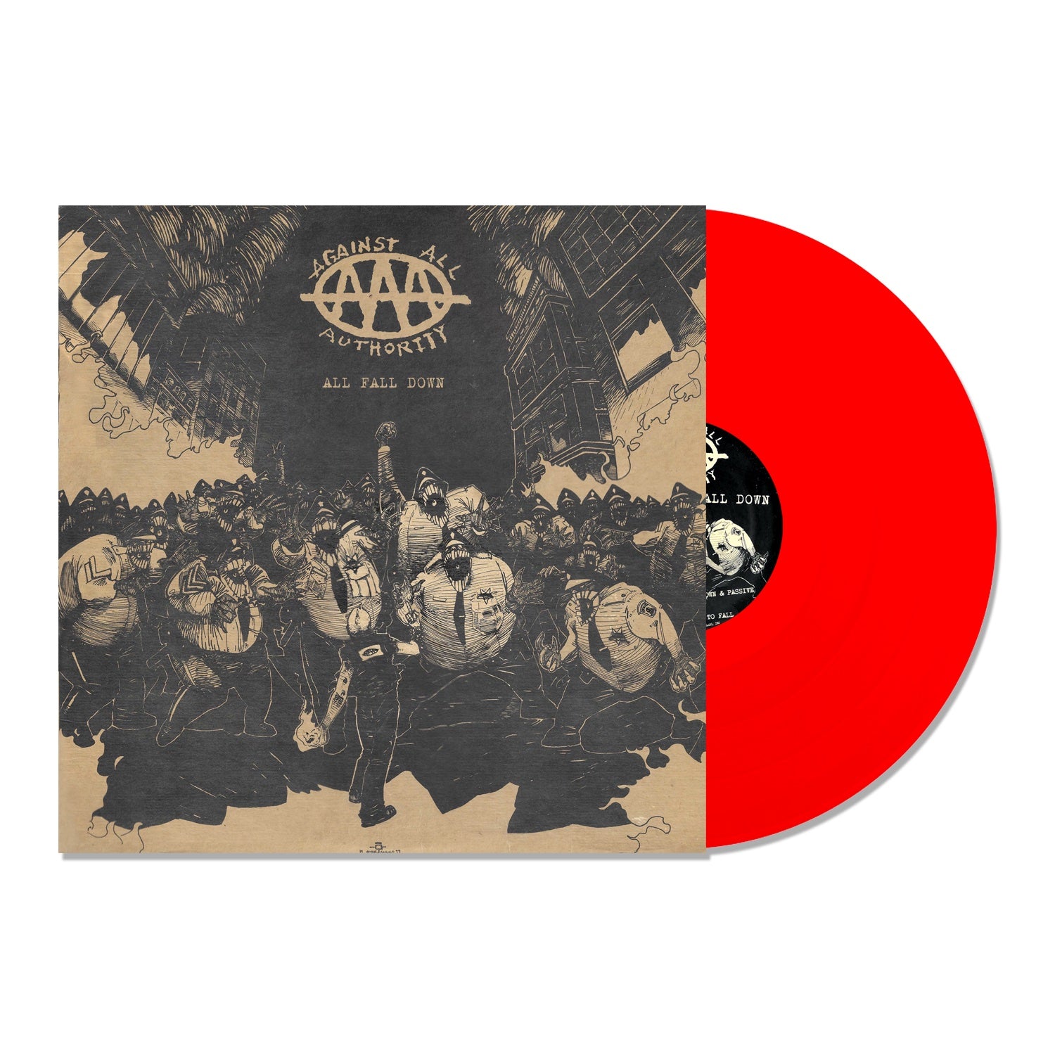 Against All Authority - All Fall Down: Limited Red Vinyl LP