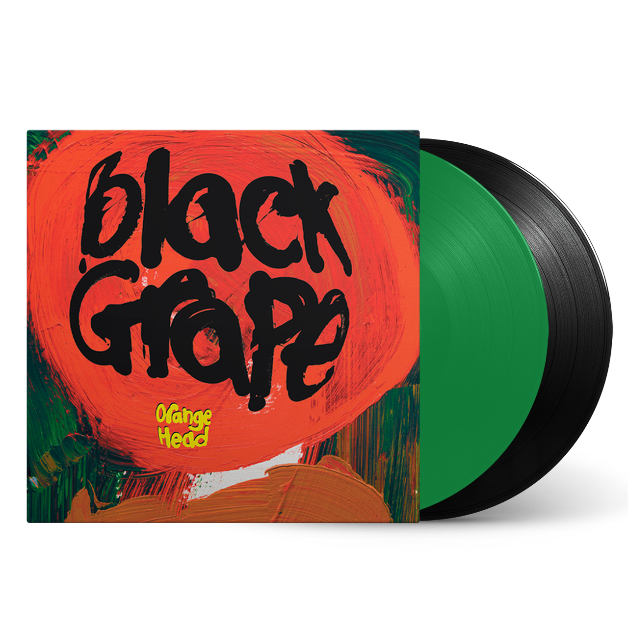 Orange Head: Exclusive Green/Black Vinyl 2LP + Signed Spot UV Litho Print