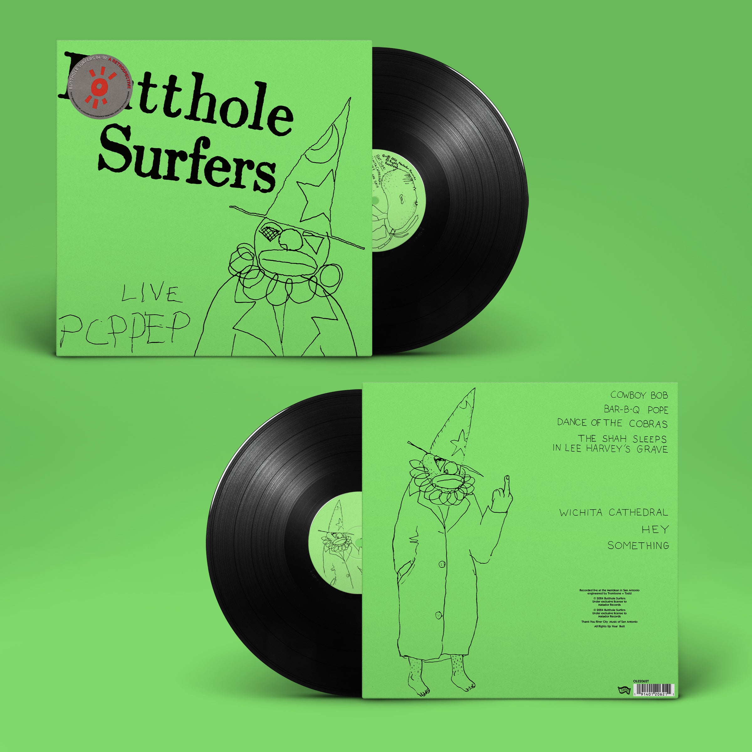 Butthole Surfers - PCPPEP (2024 Remaster): Vinyl 12" EP
