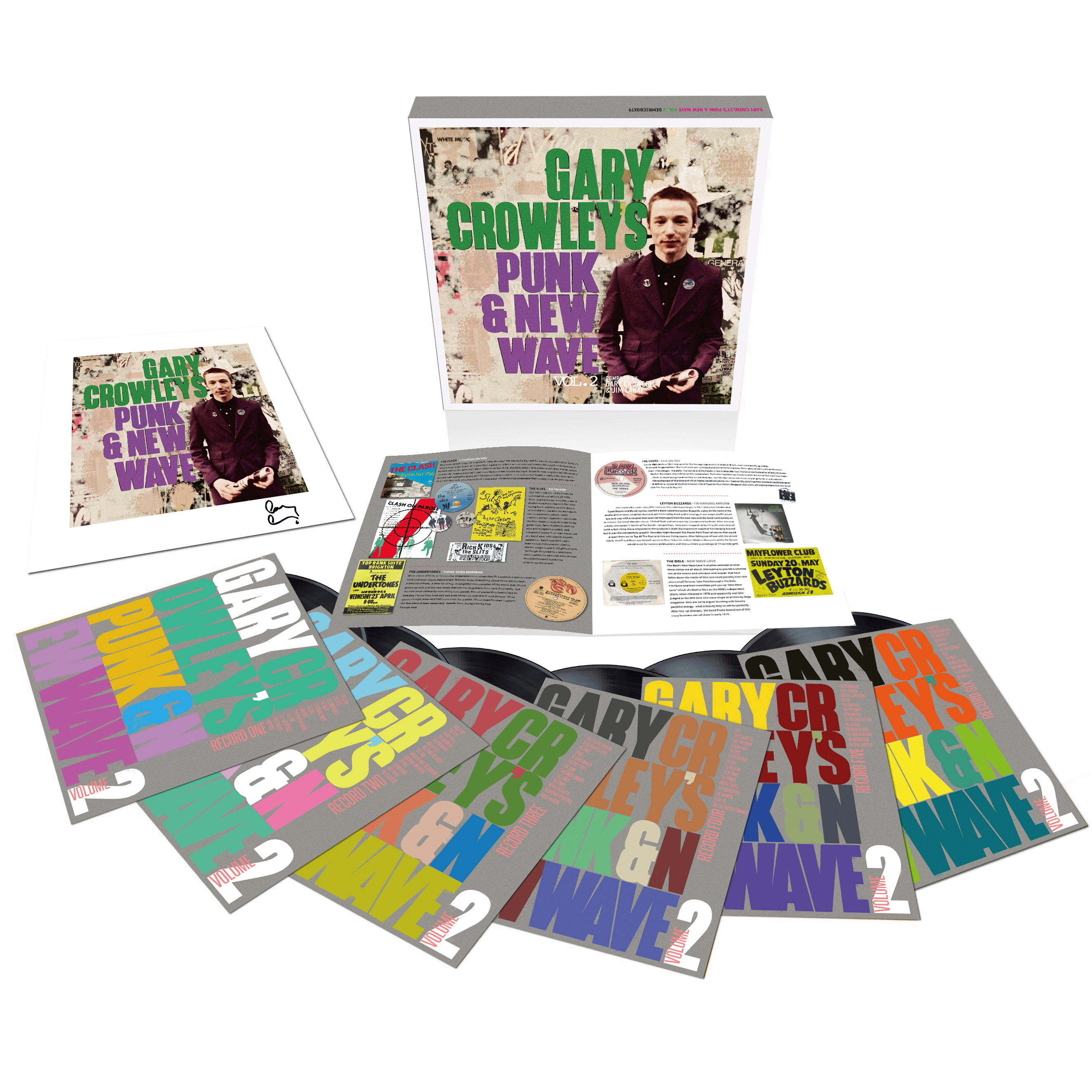 Various Artists - Gary Crowley's Punk and New Wave 2: Limited Edition Signed 6LP Vinyl Box Set
