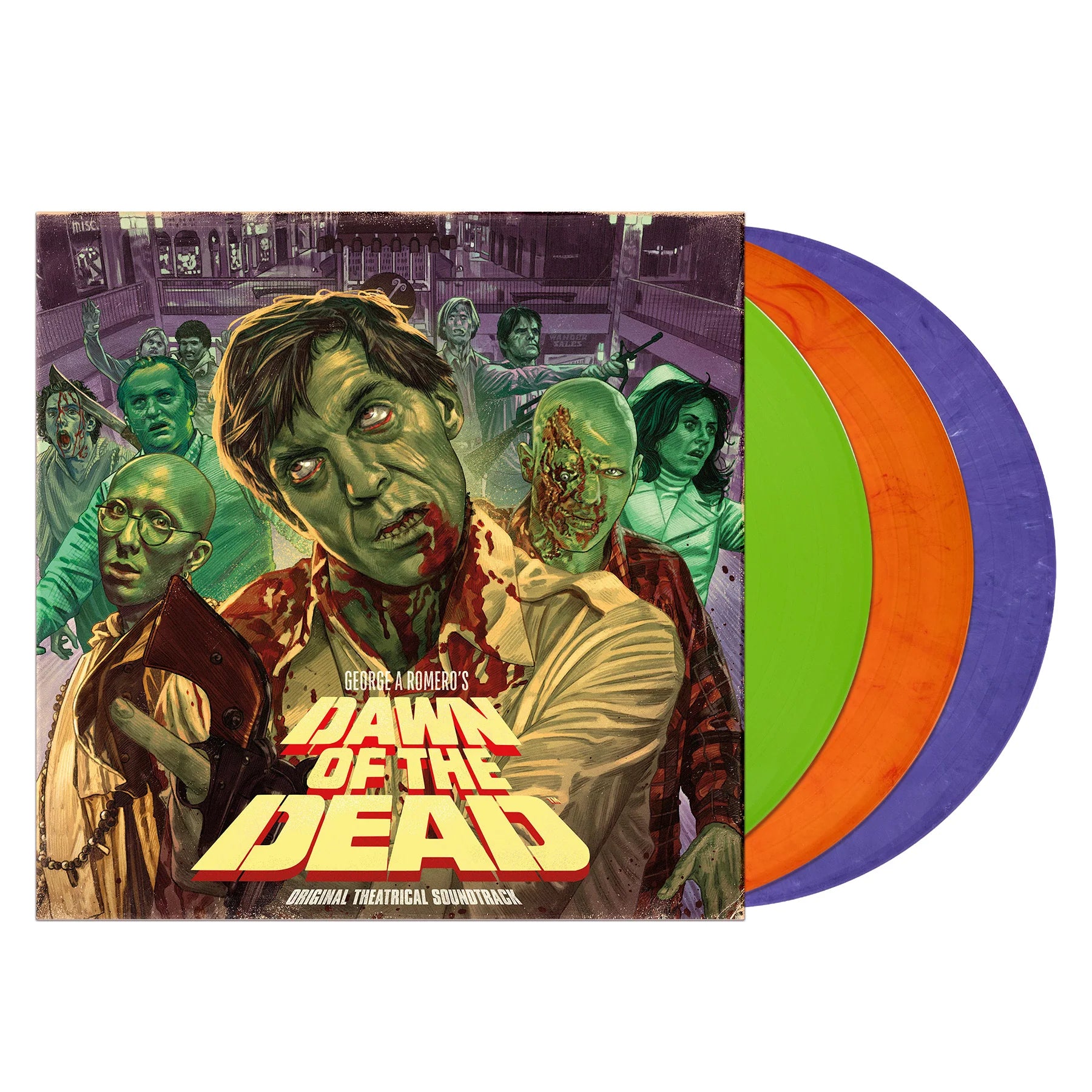 Various Artists - Dawn Of The Dead - Library Cues (OST): Limited Colour  Vinyl 3LP - Recordstore
