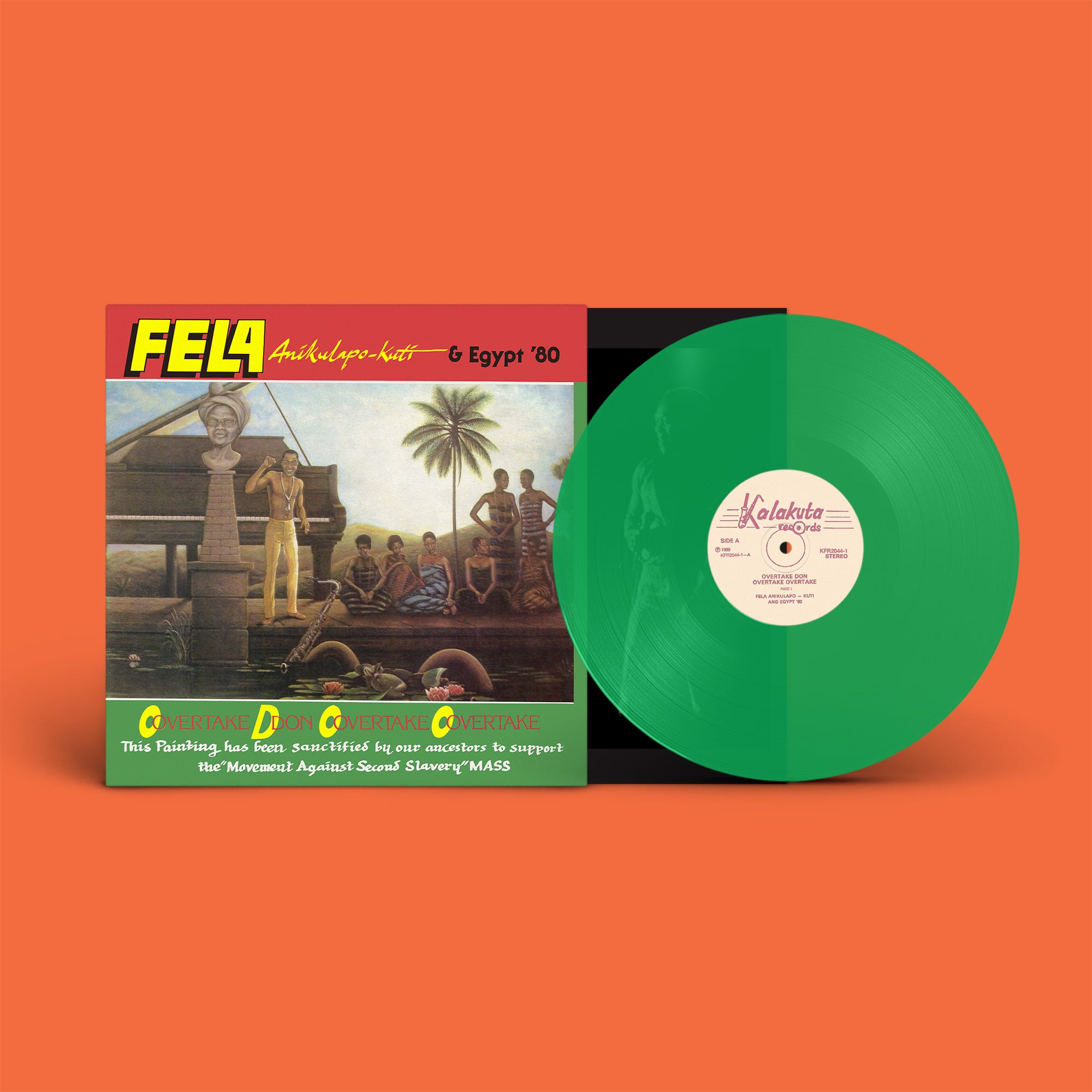 Fela Kuti - O.D.O.O. (Overtake Don Overtake Overtake): Transparent Green Vinyl 12" Single