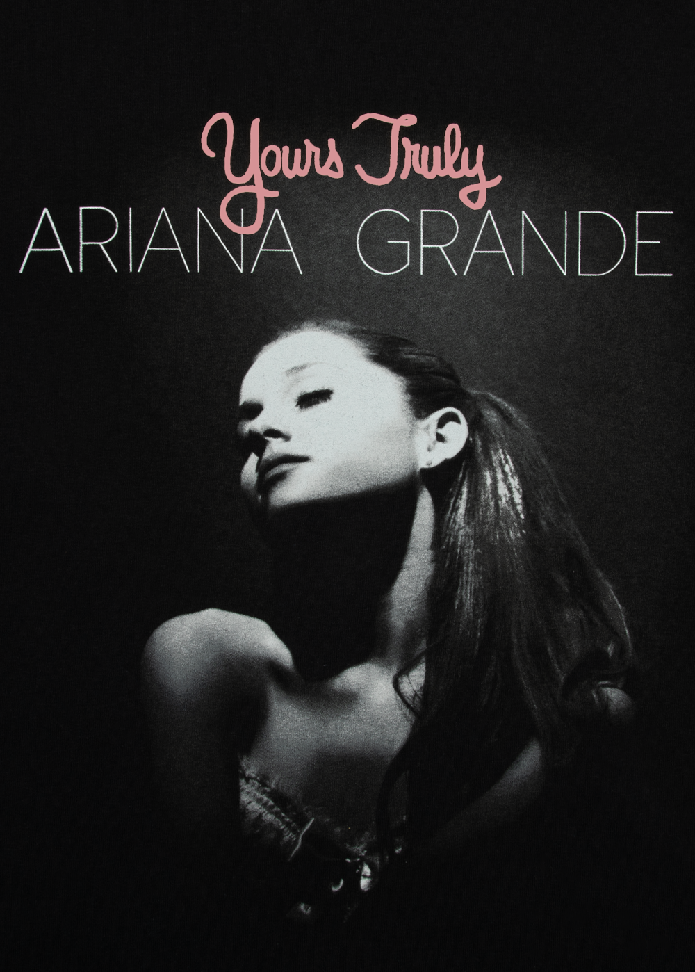 Ariana Grande - yours truly 10th anniversary puff print tee