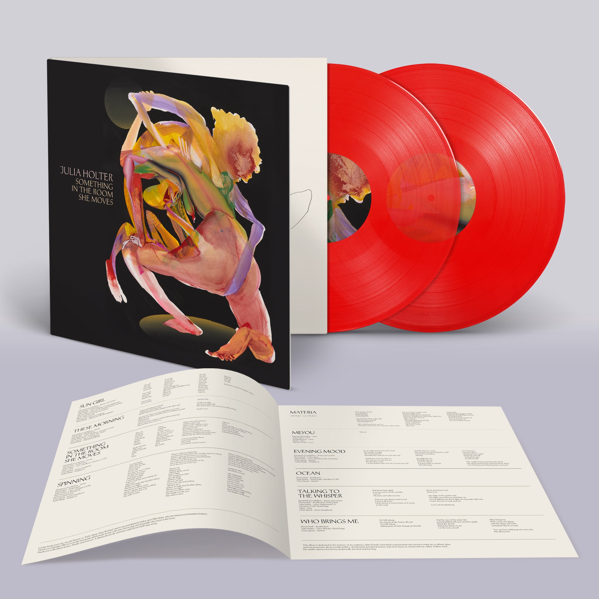 Julia Holter - Something in the Room She Moves: Limited Transparent Red Vinyl 2LP