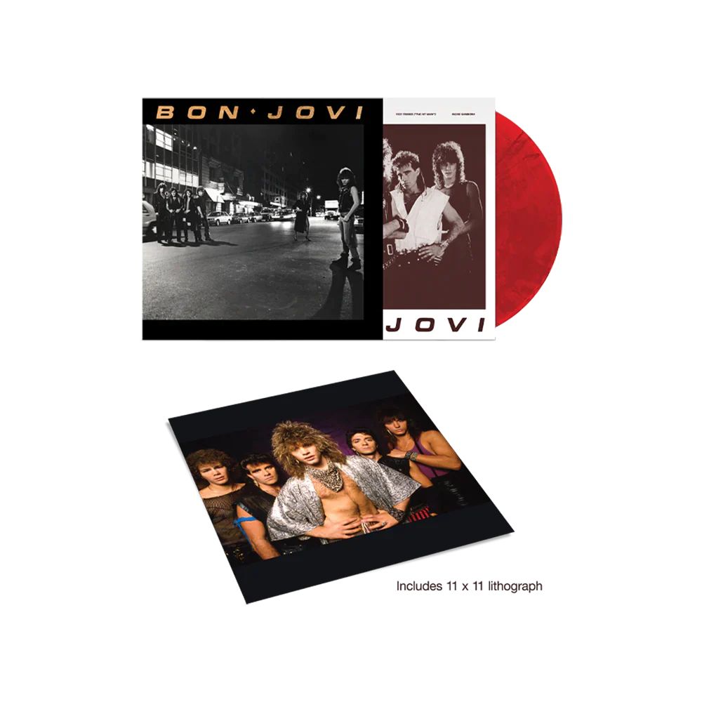 Bon Jovi (40th Anniversary): Exclusive Red Vinyl LP + T-Shirt