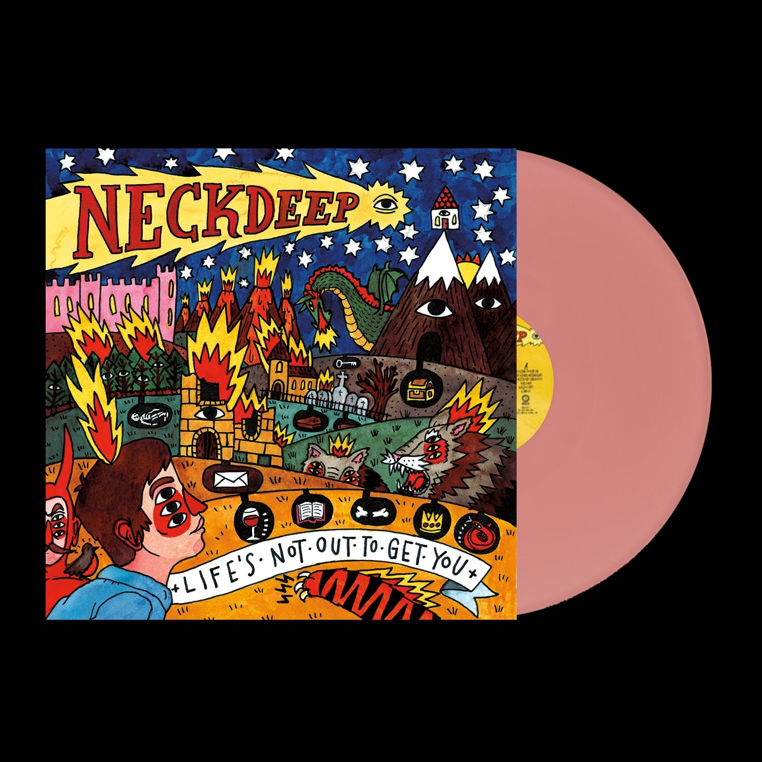Neck Deep - Life's Not Out To Get You: Light Pink Vinyl LP